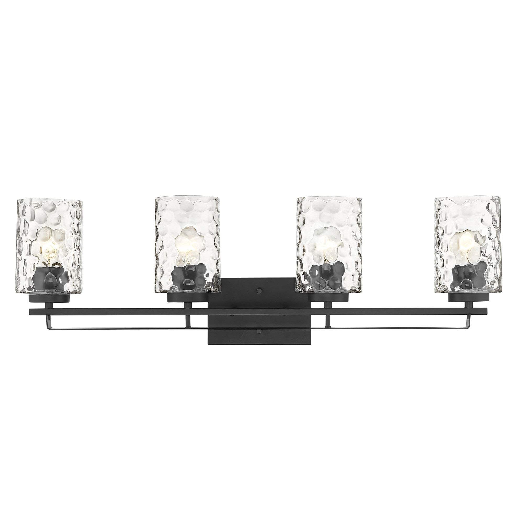 Livvy 4-Light Matte Black Vanity - Image 5