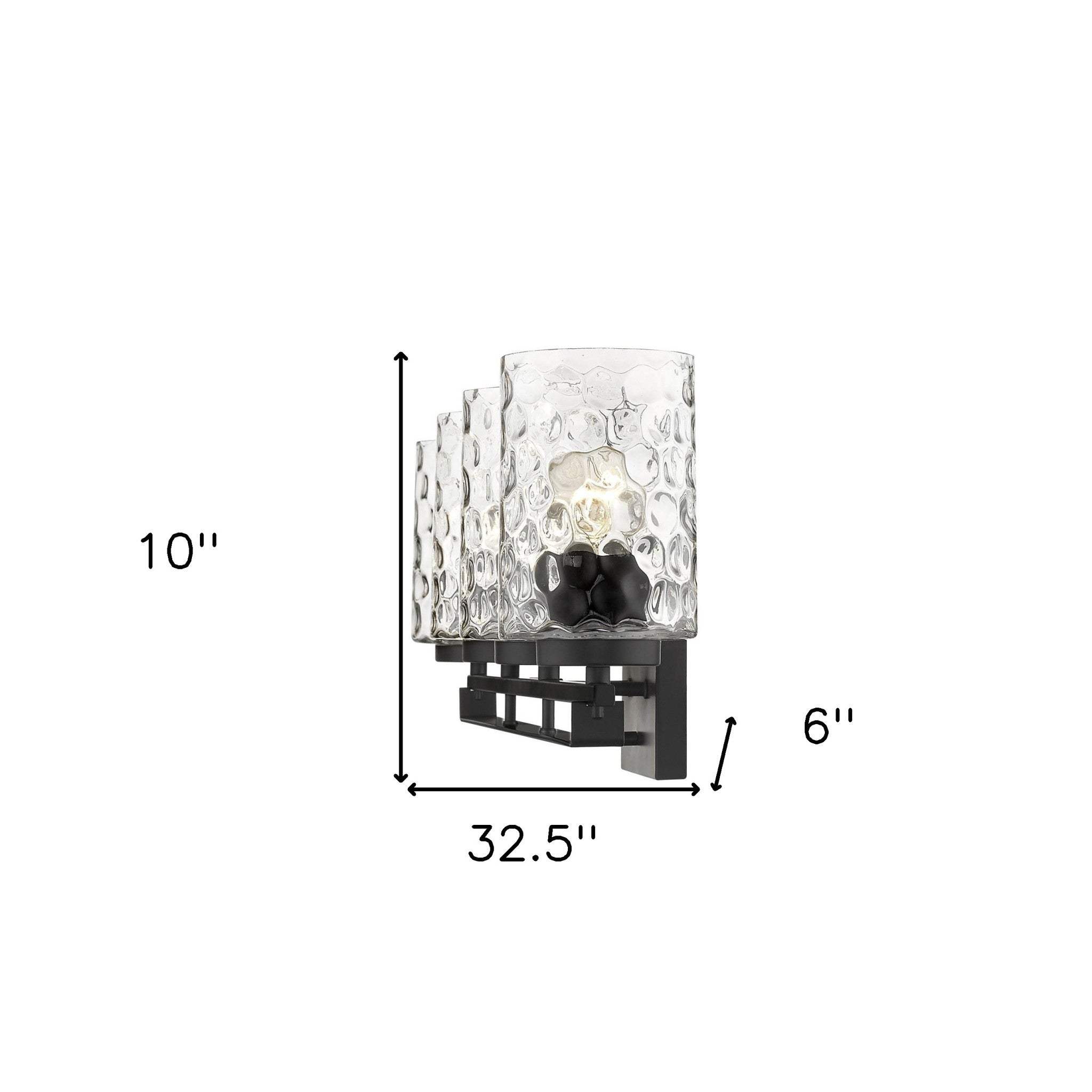 Livvy 4-Light Matte Black Vanity - Image 6