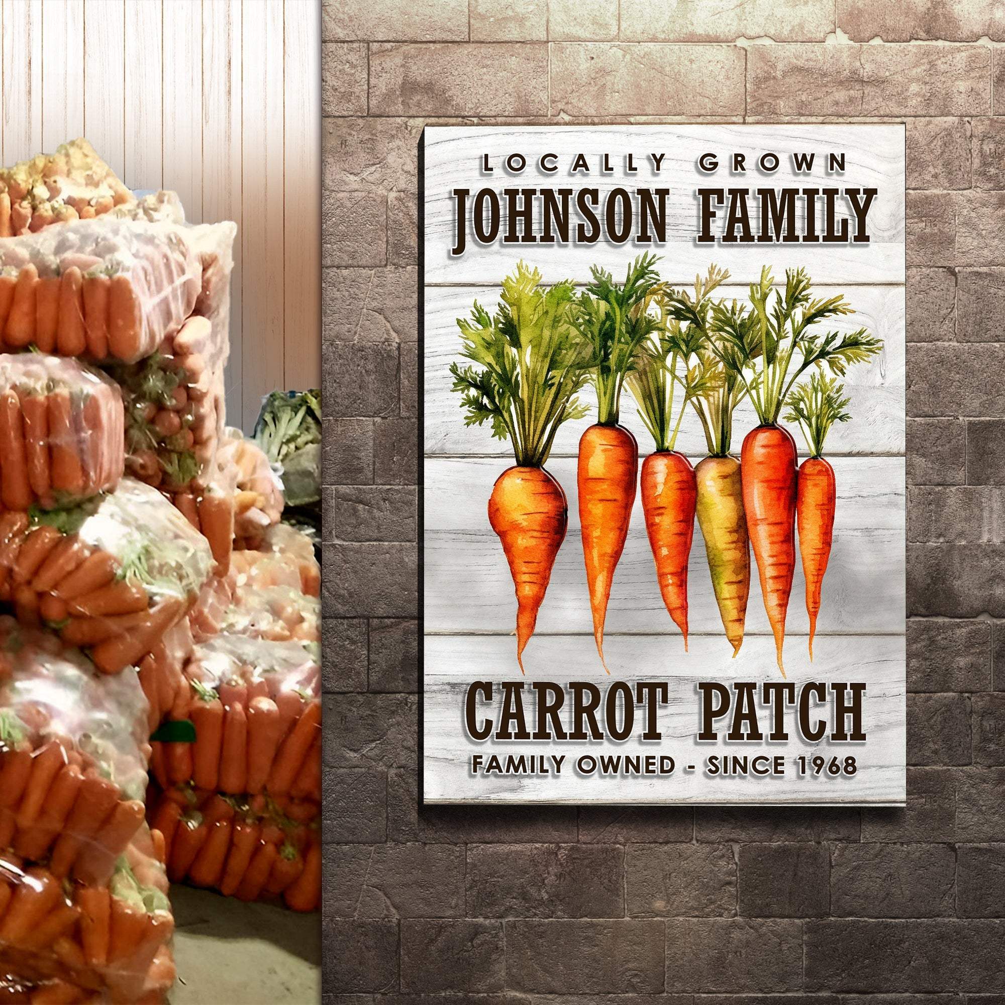 Locally Grown Carrot Patch Sign - Image 3