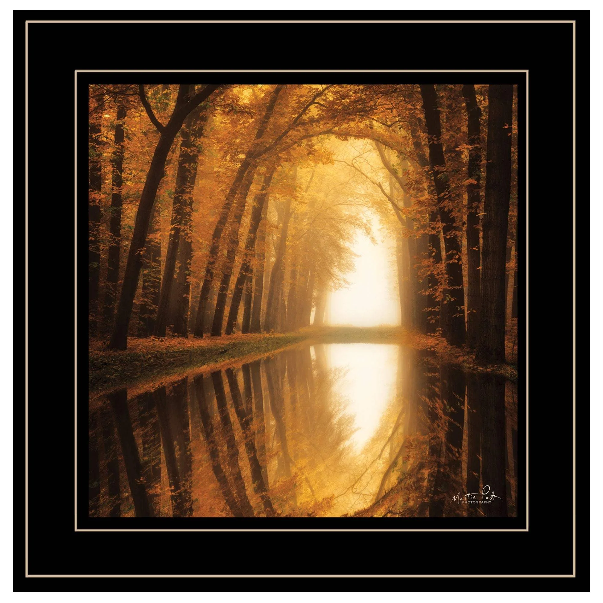 Lochem Reflections 2 Black Framed Print Wall Art - Image 2