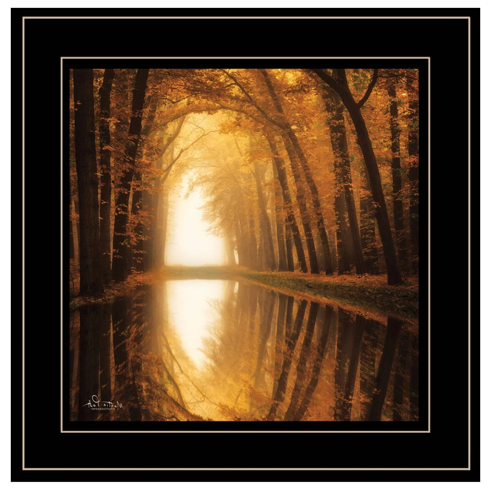 Lochem Reflections 2 Black Framed Print Wall Art - Image 3