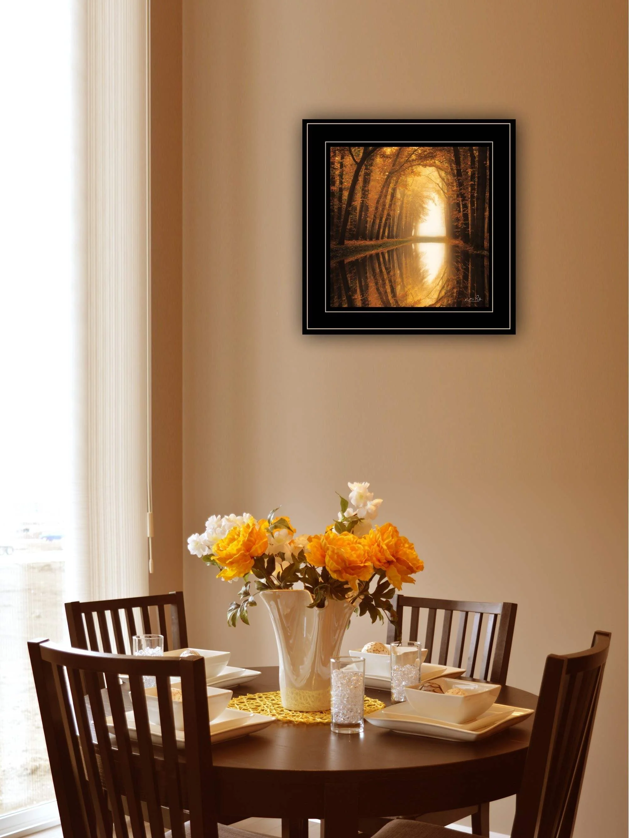 Lochem Reflections 2 Black Framed Print Wall Art - Image 5