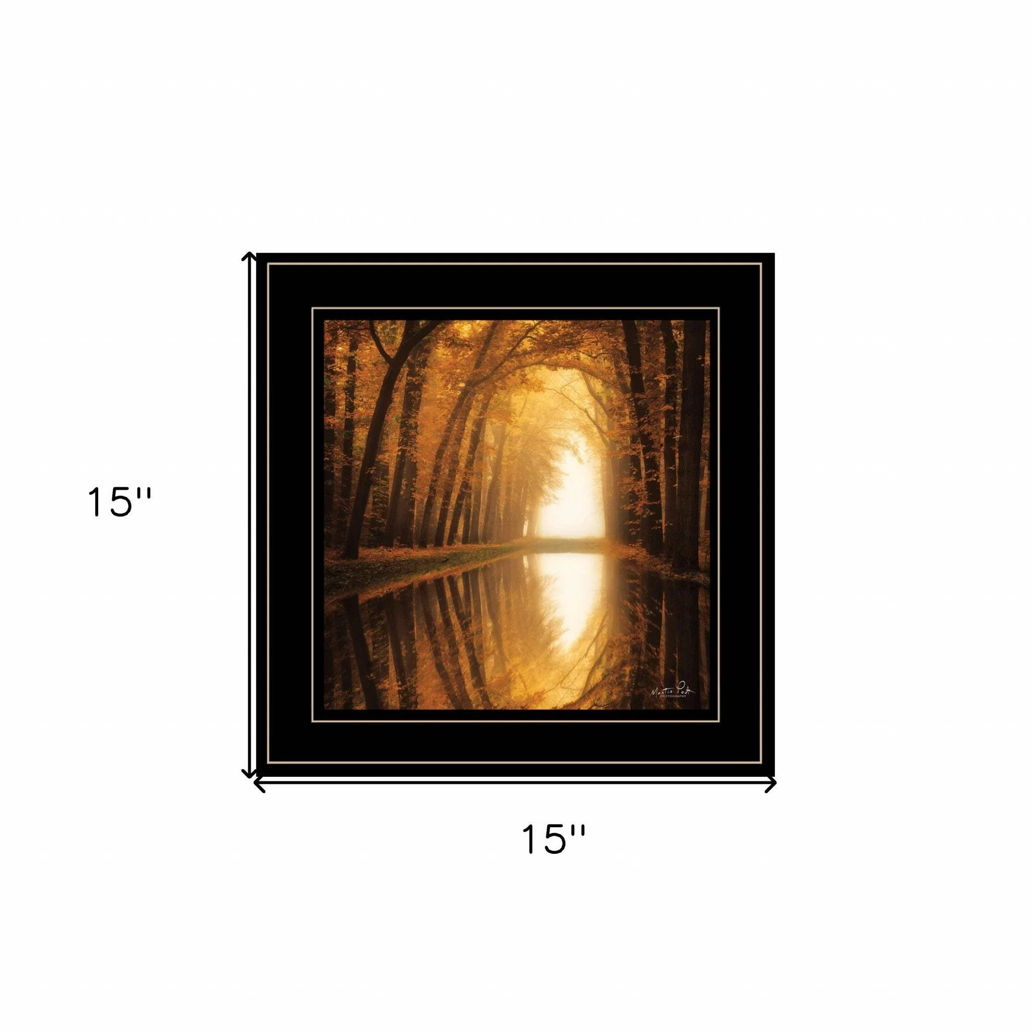 Lochem Reflections 2 Black Framed Print Wall Art - Image 6
