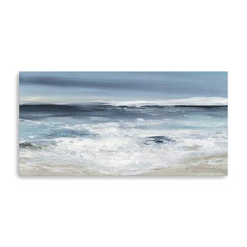 Long Beach Shore Unframed Print Wall Art - Image 2