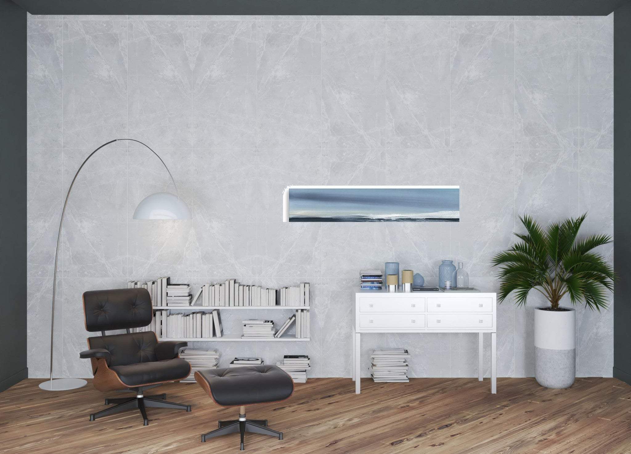 Long Beach Shore Unframed Print Wall Art - Image 3