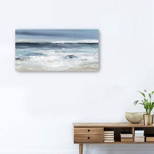 Long Beach Shore Unframed Print Wall Art - Image 4