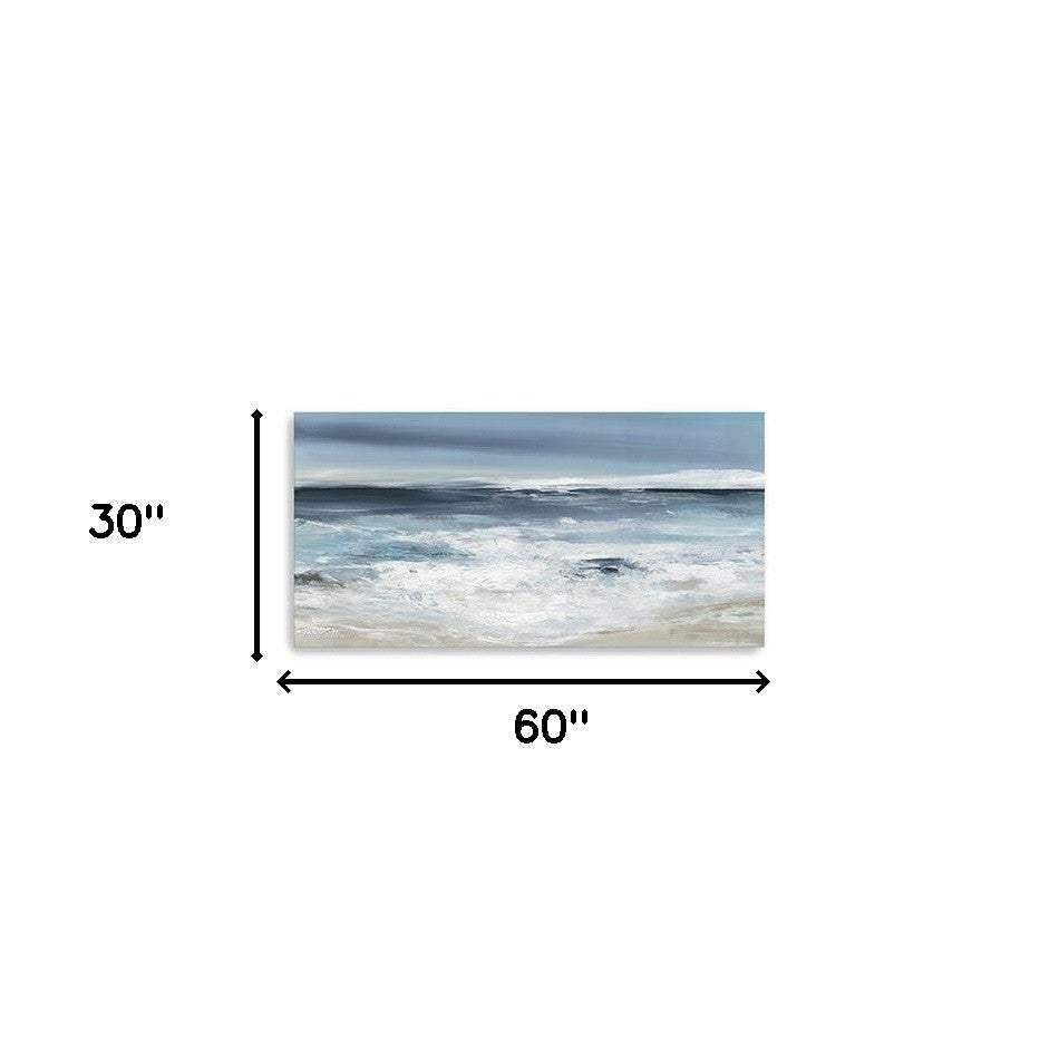 Long Beach Shore Unframed Print Wall Art - Image 5