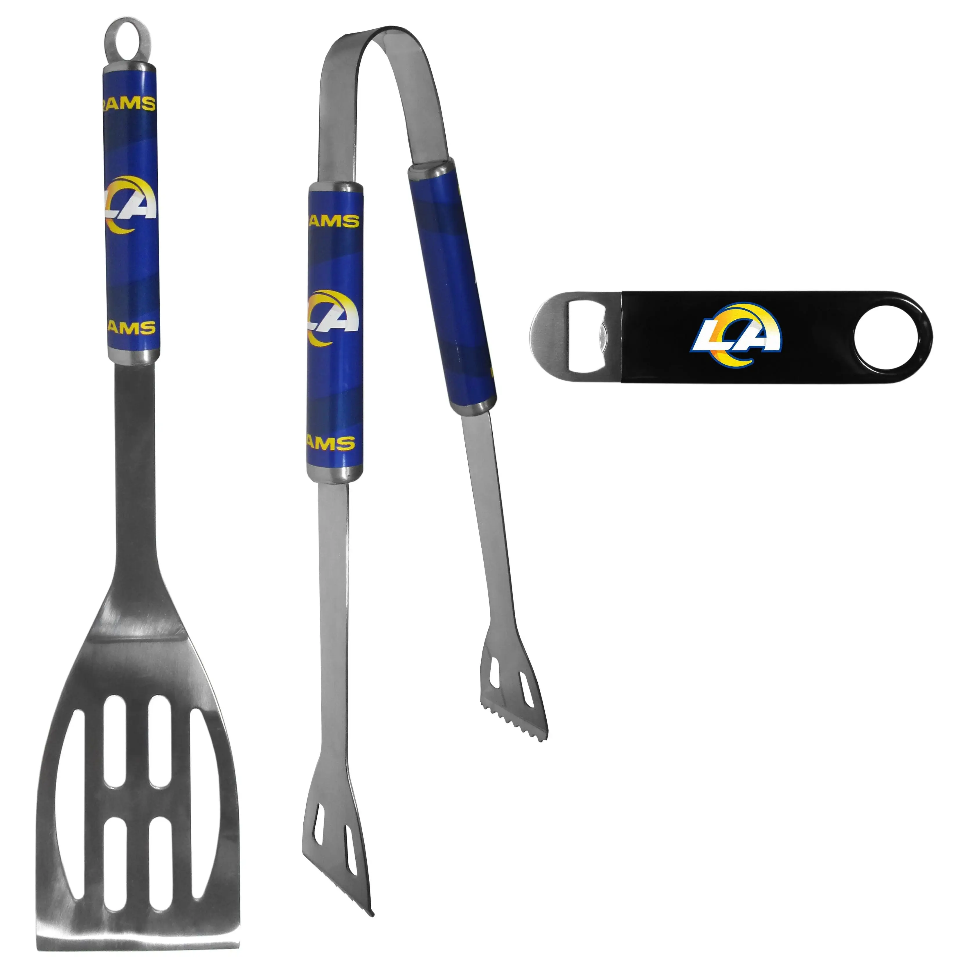 Los Angeles Rams 2 pc BBQ Set and Bottle Opener