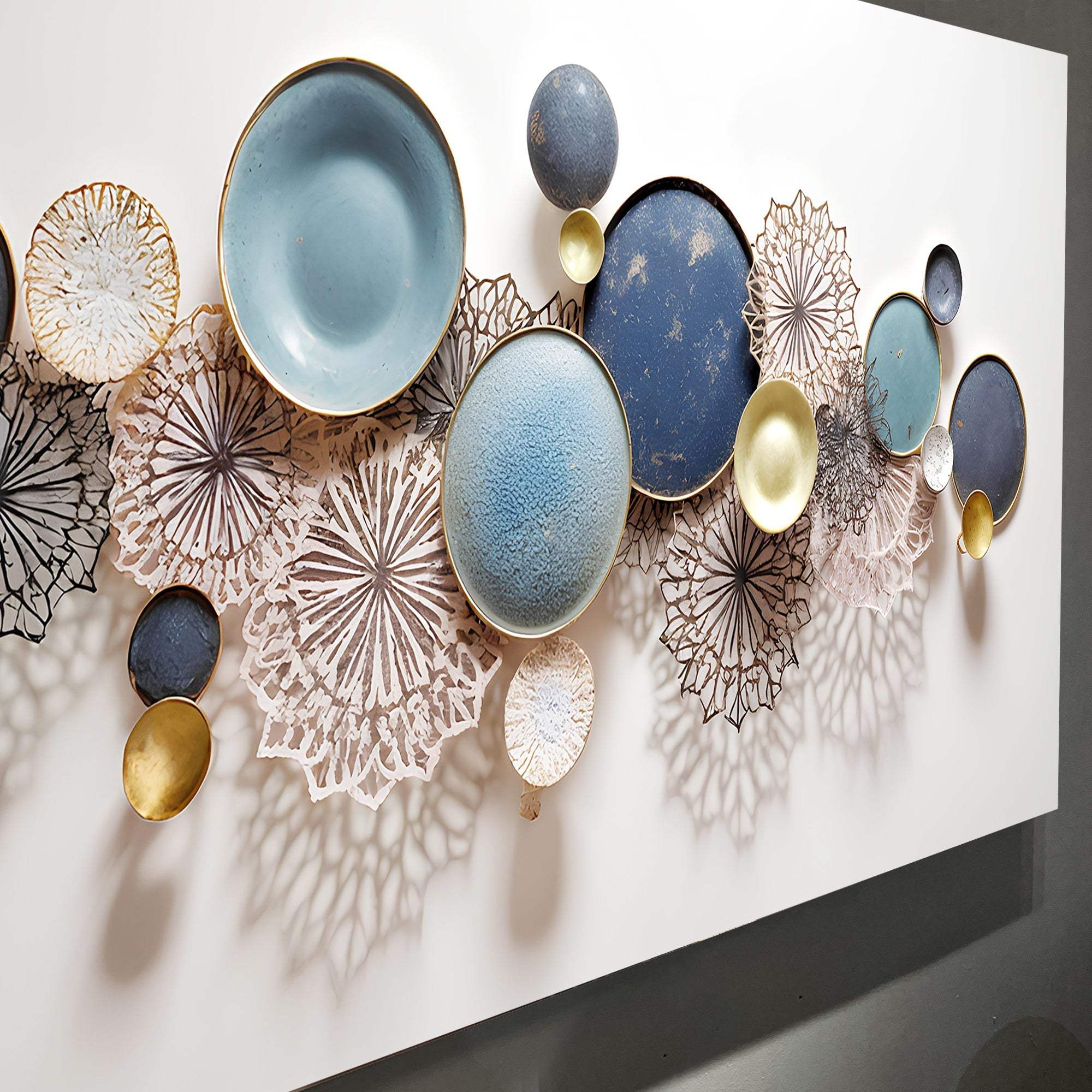 Lotus Leaf Abstract Wall Art III - Image 4