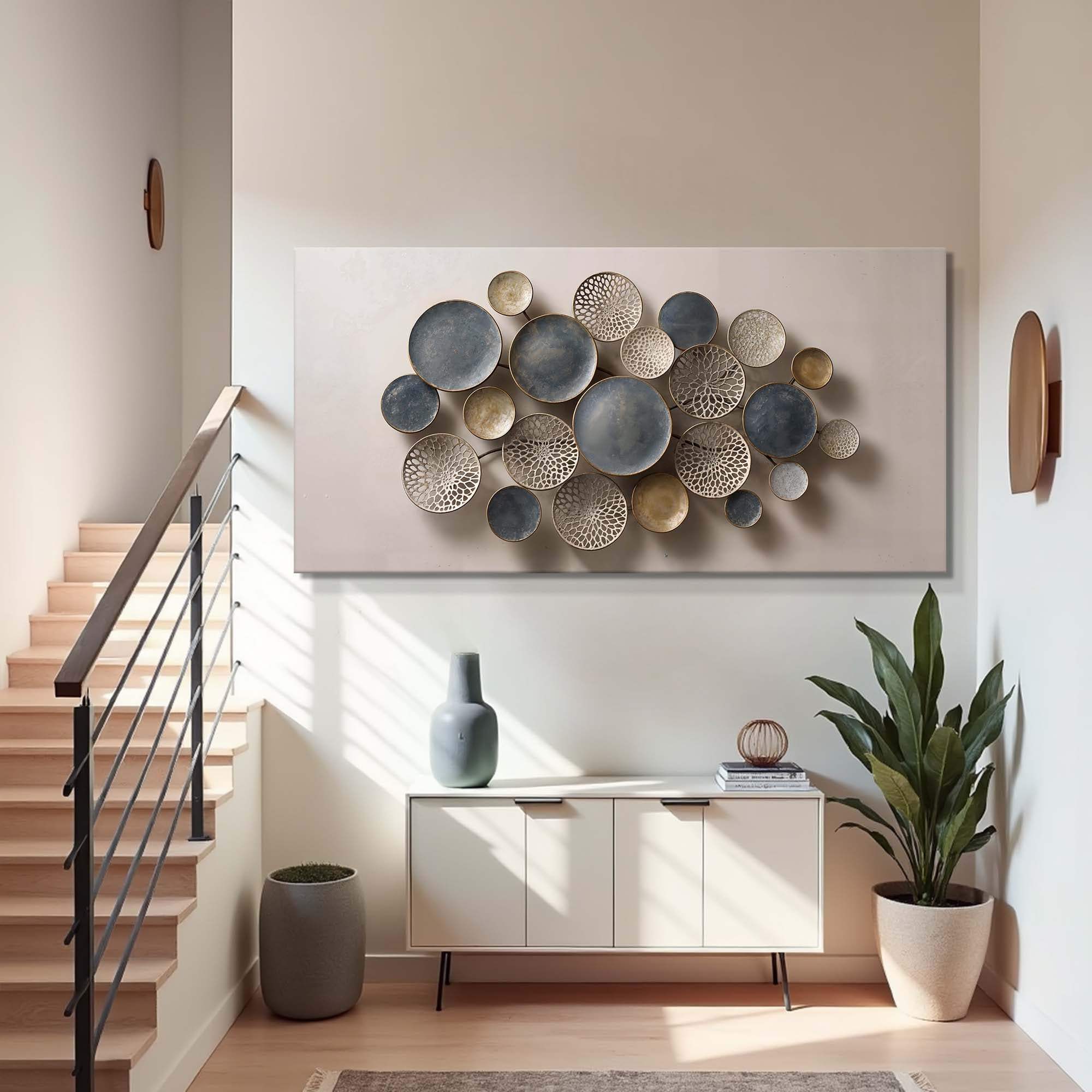 Lotus Leaf Abstract Wall Art IV - Image 3