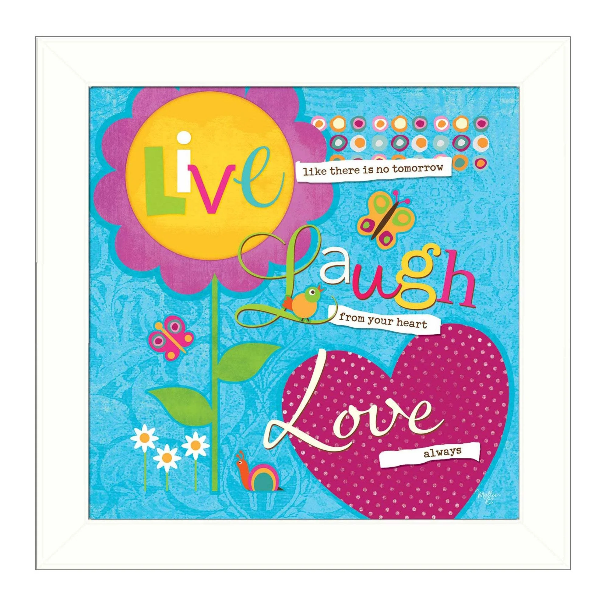 Love Always White Framed Print Wall Art - Image 2