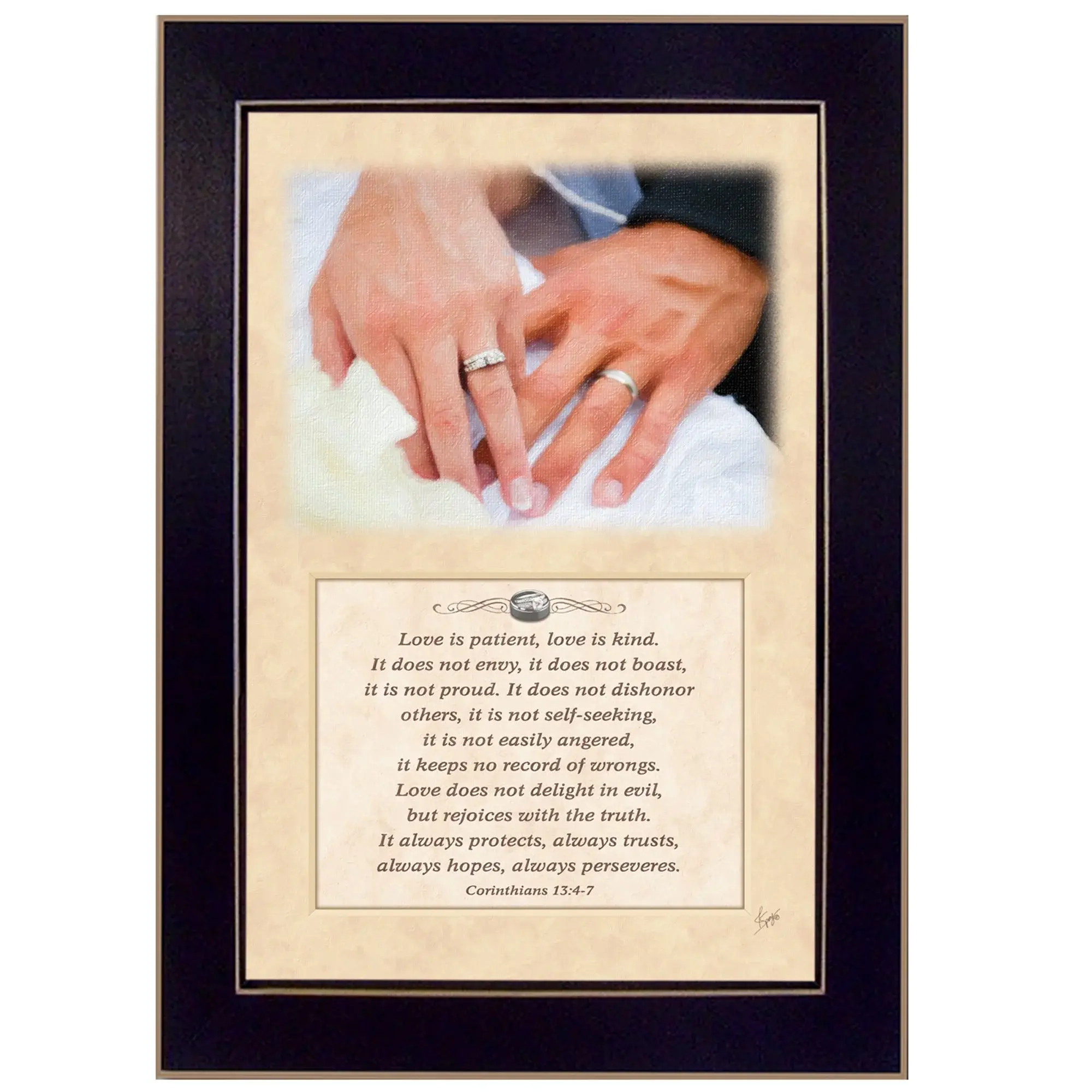 Love is Kind Black Framed Print Wall Art - Image 2