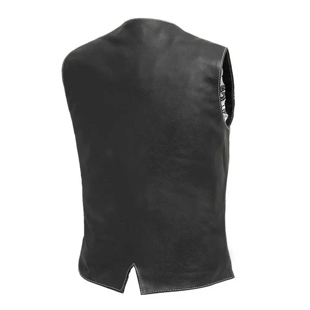 Love Lace Women's Motorcycle Leather Vest - Image 2