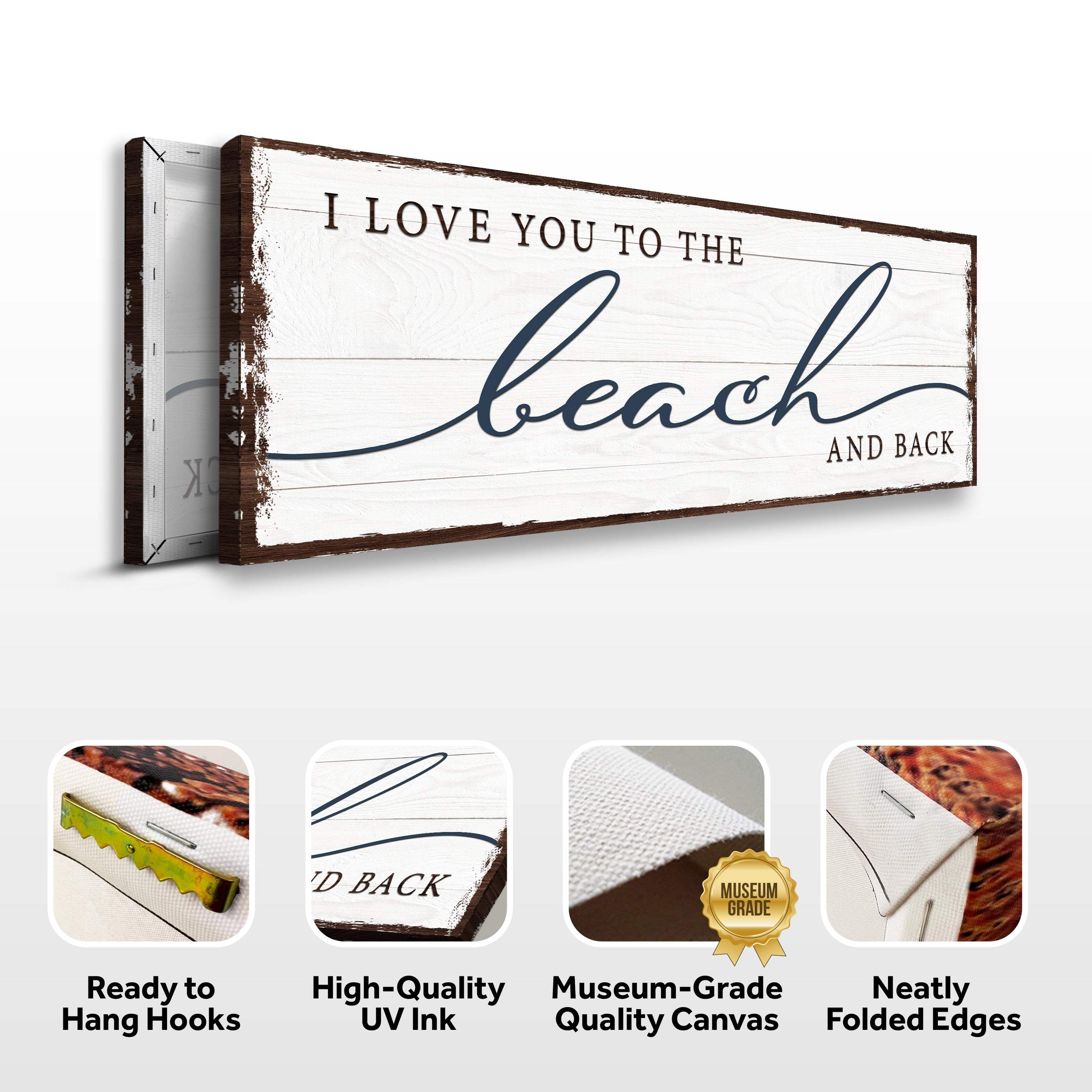 Love You To The Beach And Back Sign - Image 5