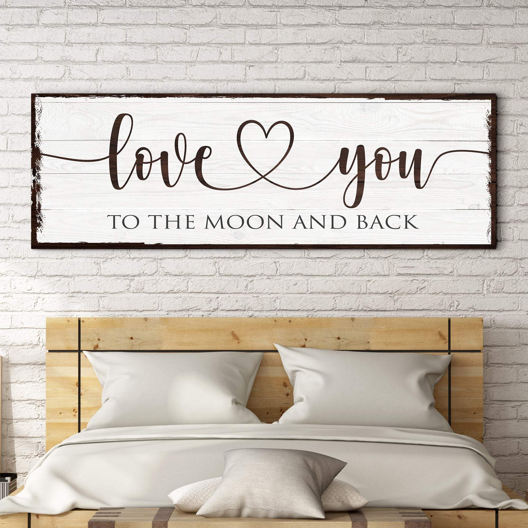 Love You To The Moon And Back Sign - Image 2