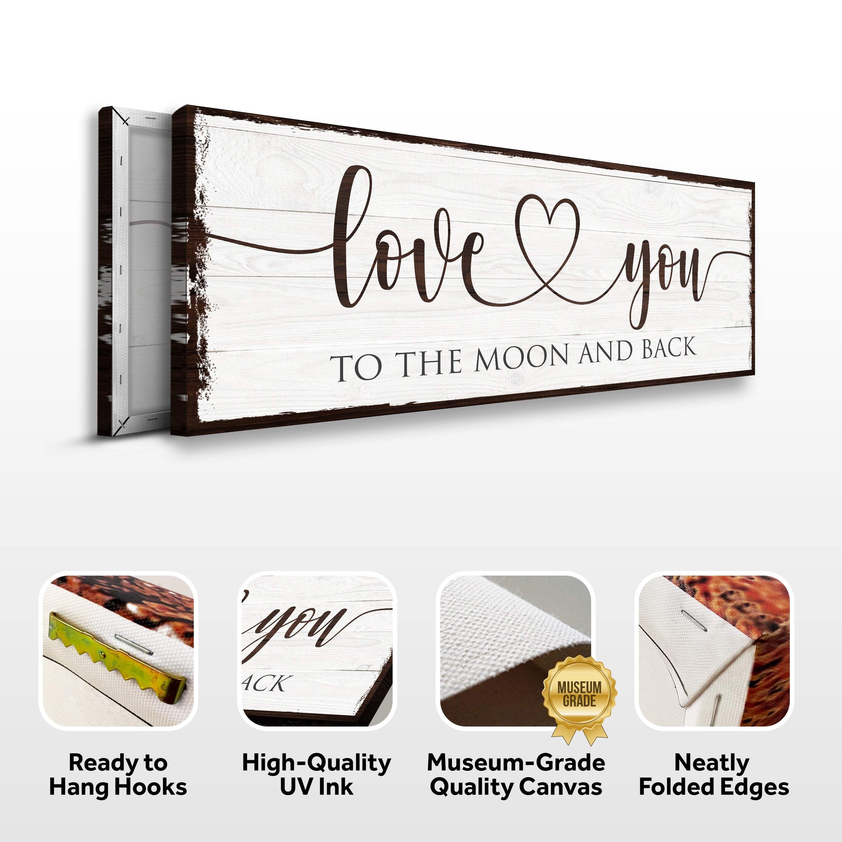 Love You To The Moon And Back Sign - Image 5
