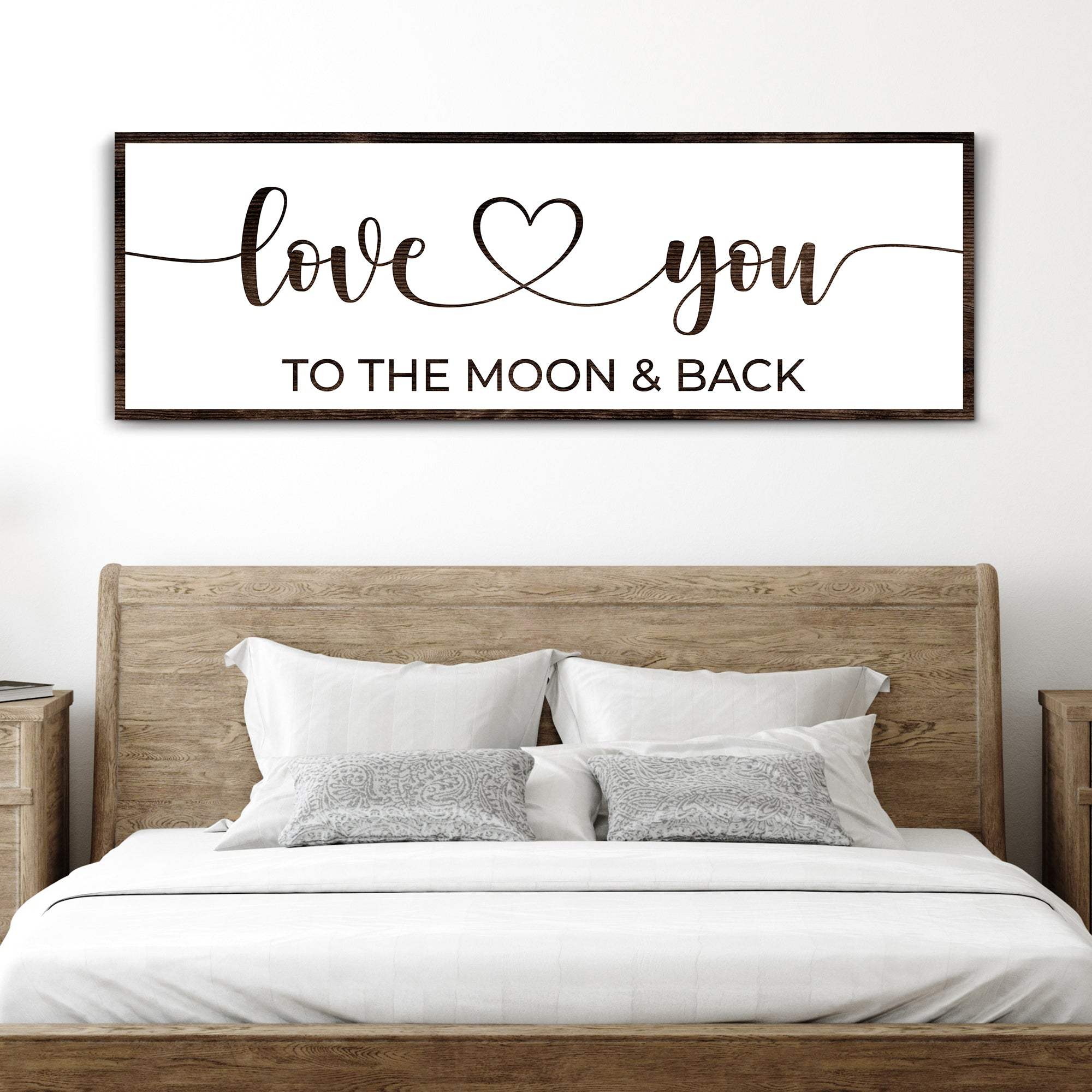 Love You To The Moon And Back Sign II - Image 2