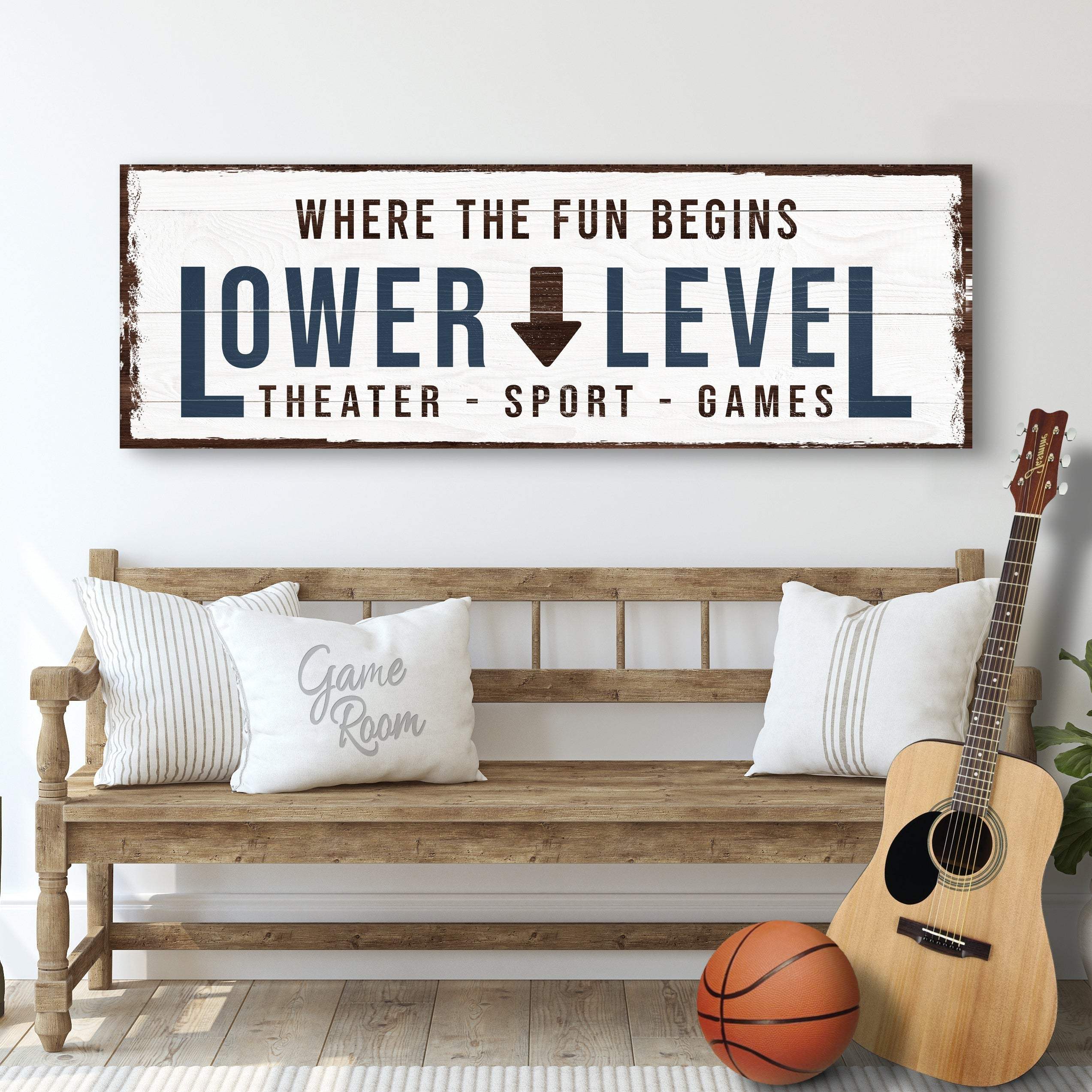 Lower Level Sign: Custom Bar Signs for Home Bar – Ideal for Personalized Basement Bar Sign - Image 2