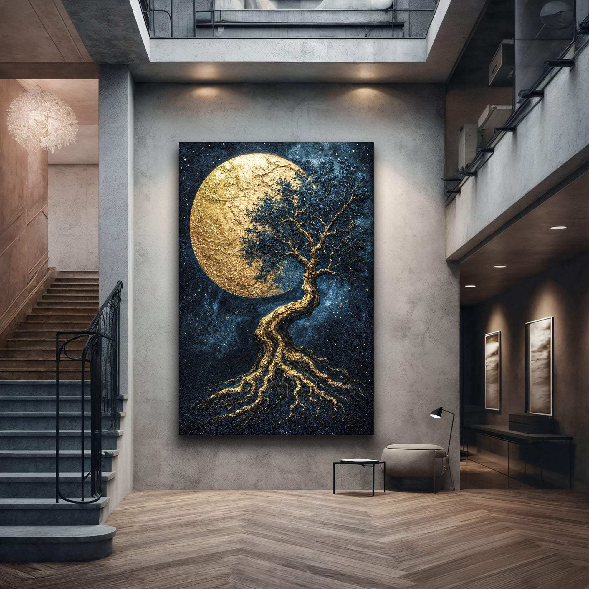 Lunar Tree of Life Wall Art - Image 3