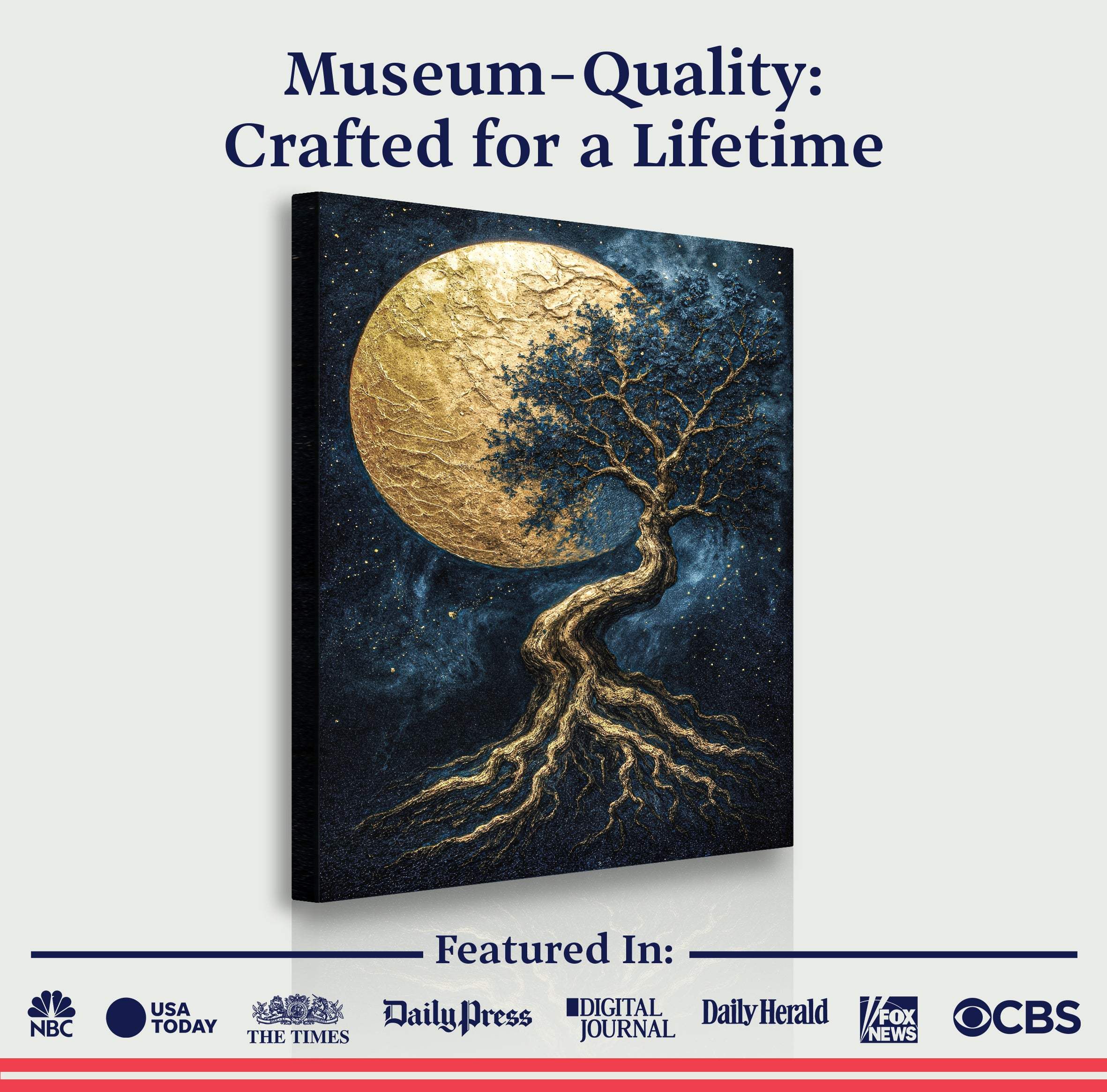Lunar Tree of Life Wall Art - Image 6