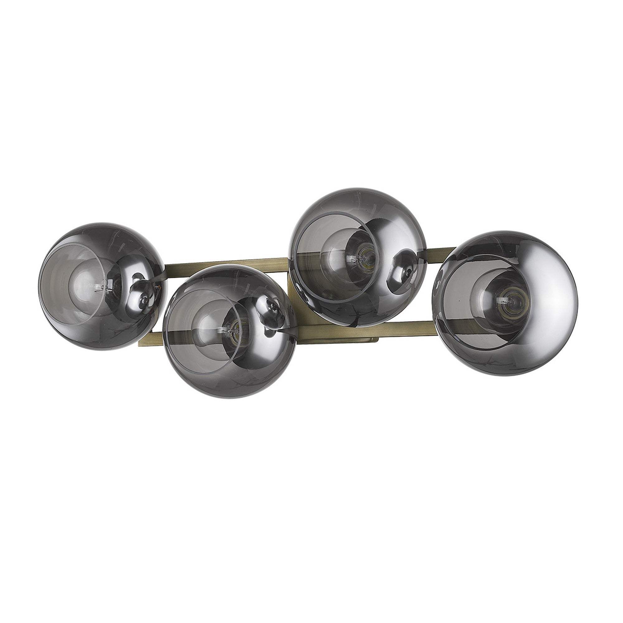 Lunette 4-Light Aged Brass Sconce - Image 2