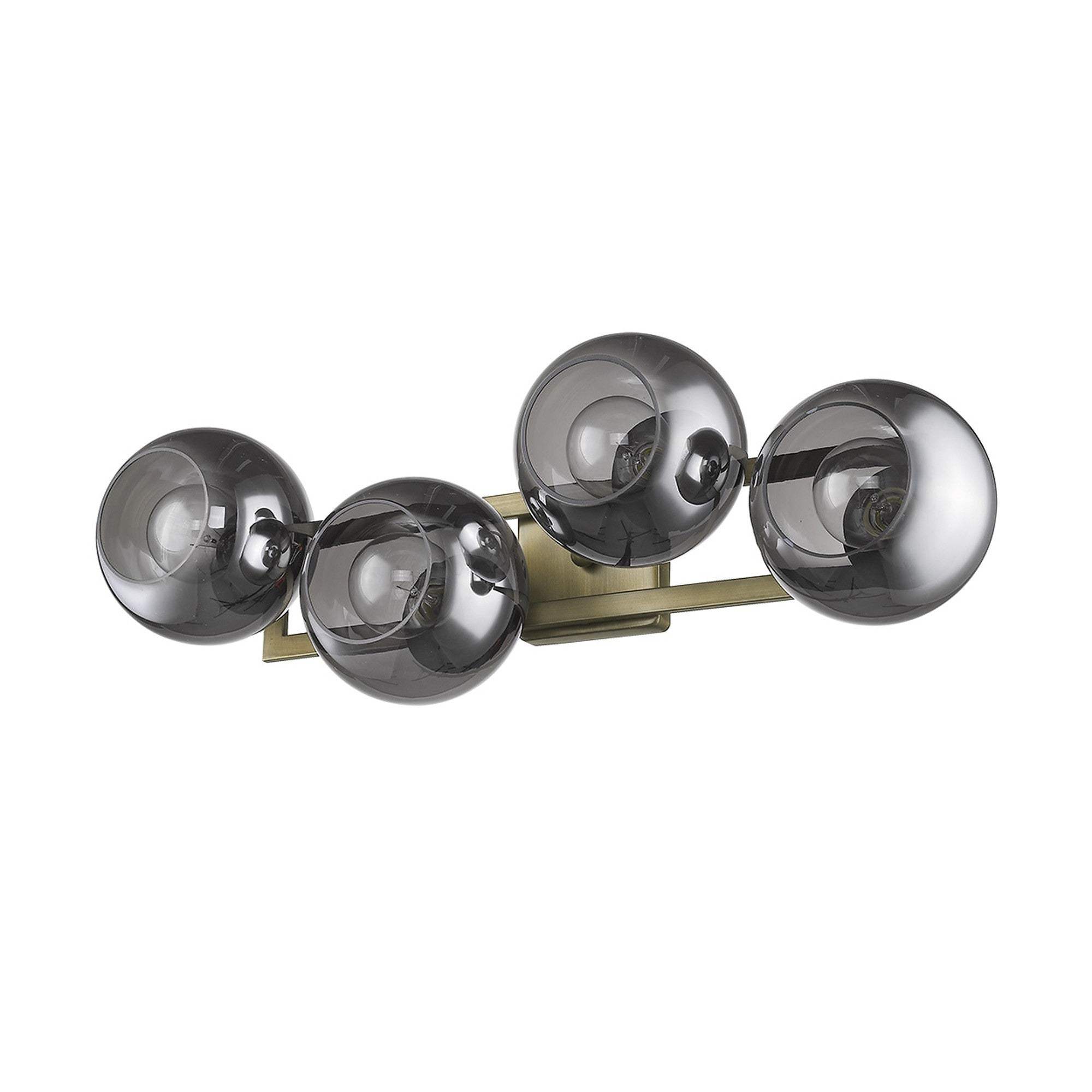 Lunette 4-Light Aged Brass Sconce - Image 5