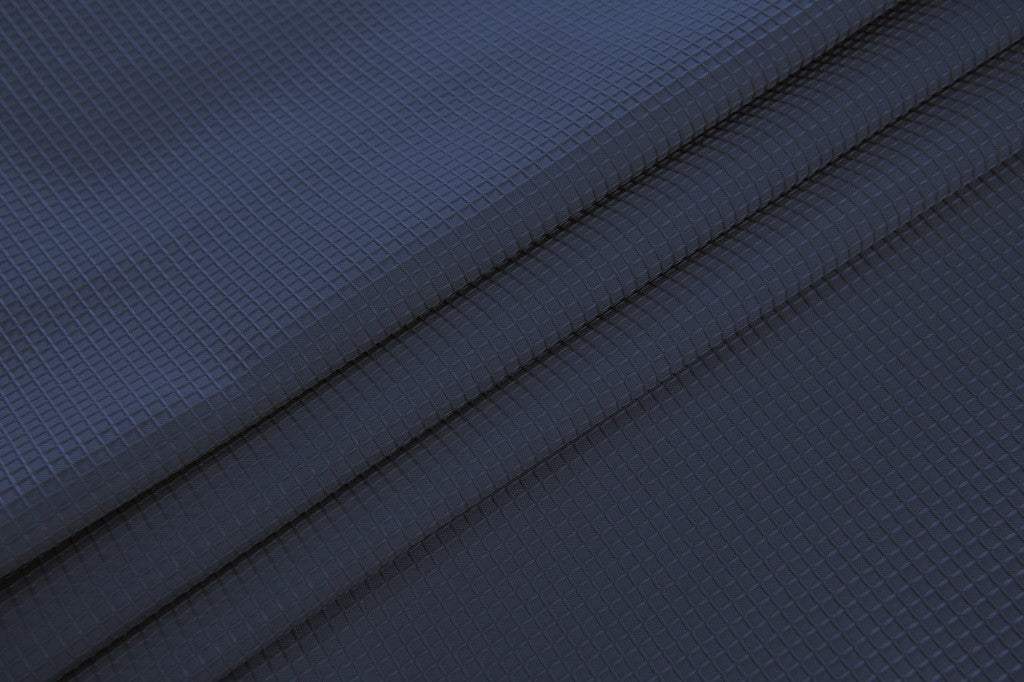 Luxurious Navy Waffle Weave Shower Curtain - Image 5
