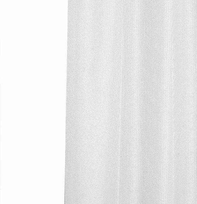 Luxurious White Waffle Weave Shower Curtain - Image 4