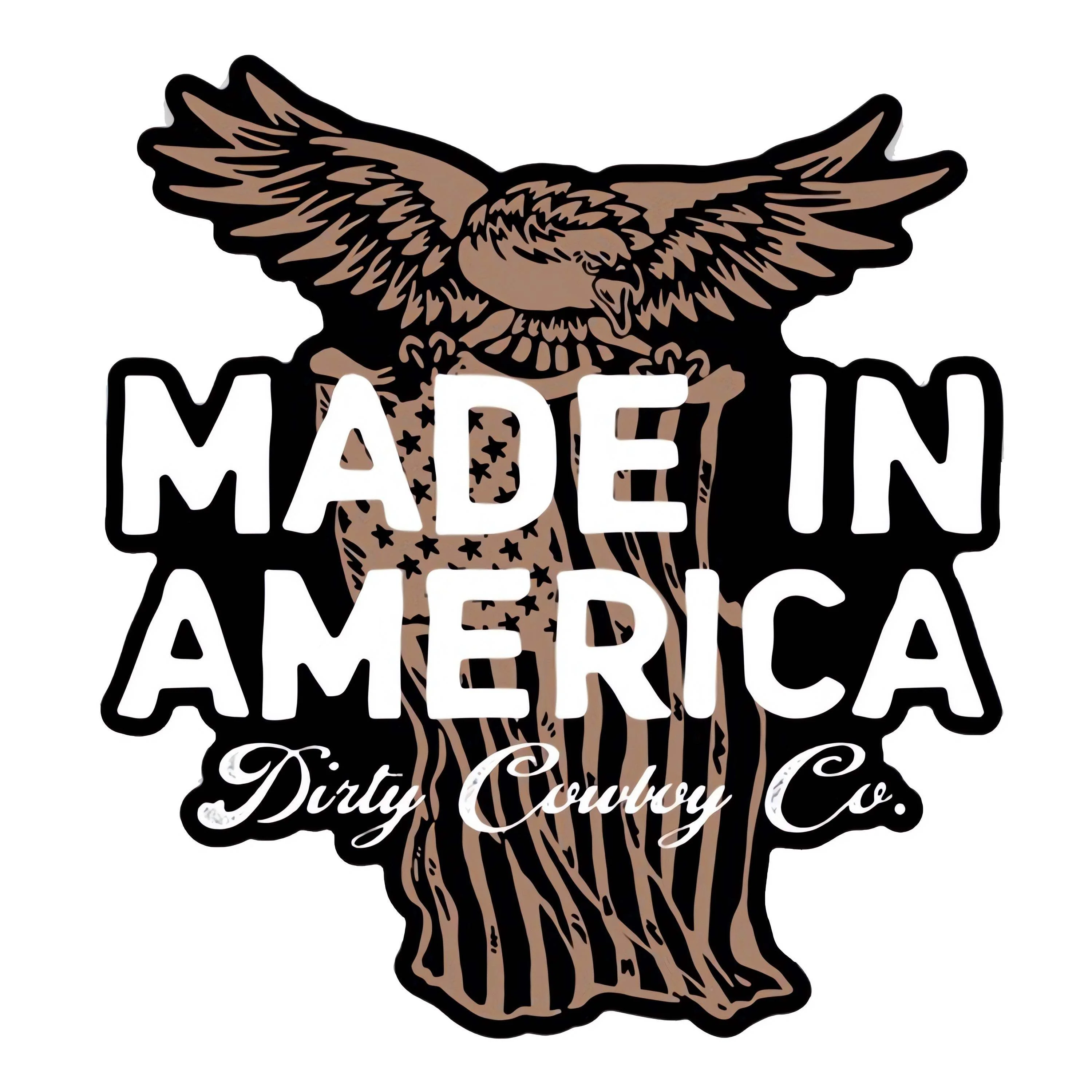 Made In America Eagle Decal
