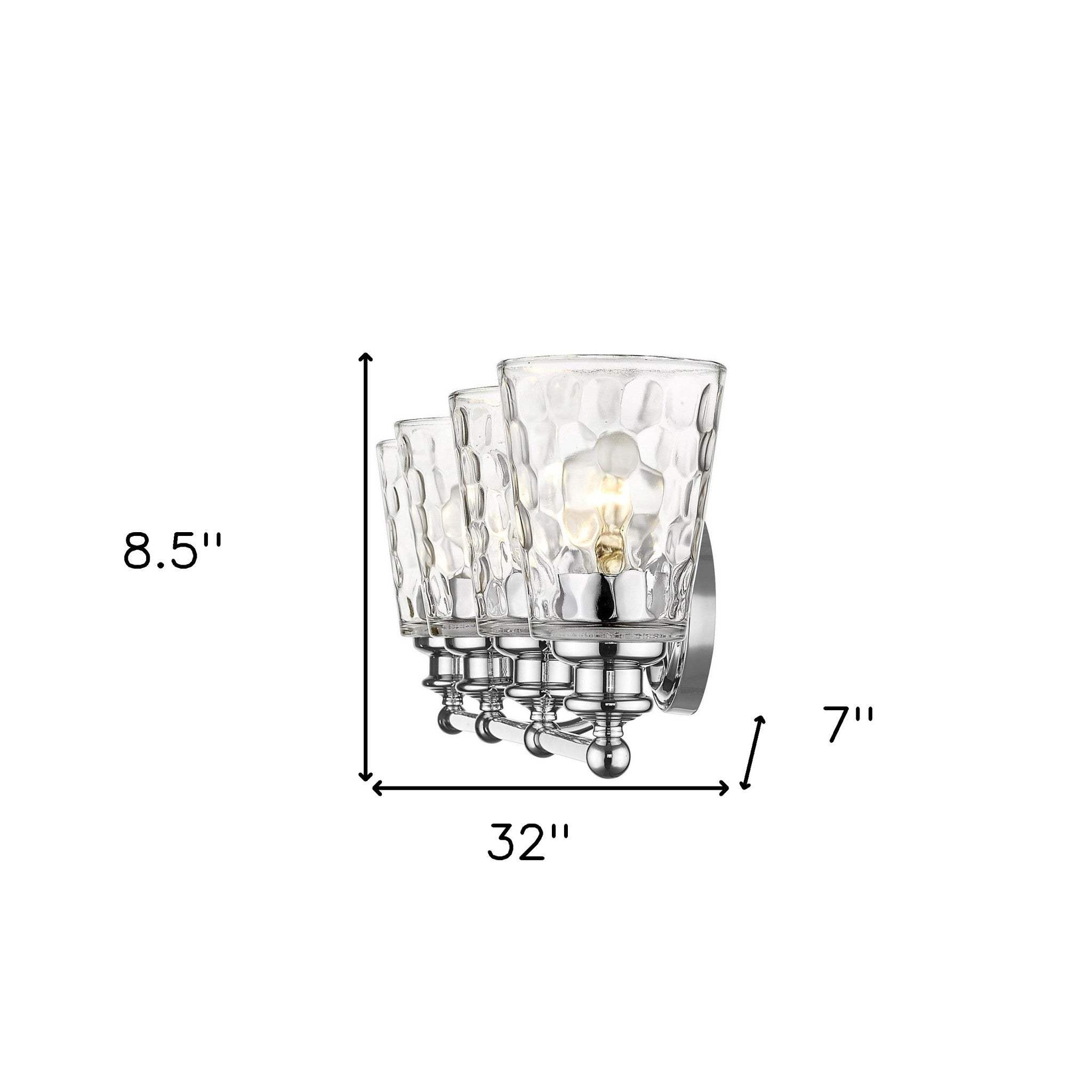 Mae 4-Light Chrome Vanity - Image 6