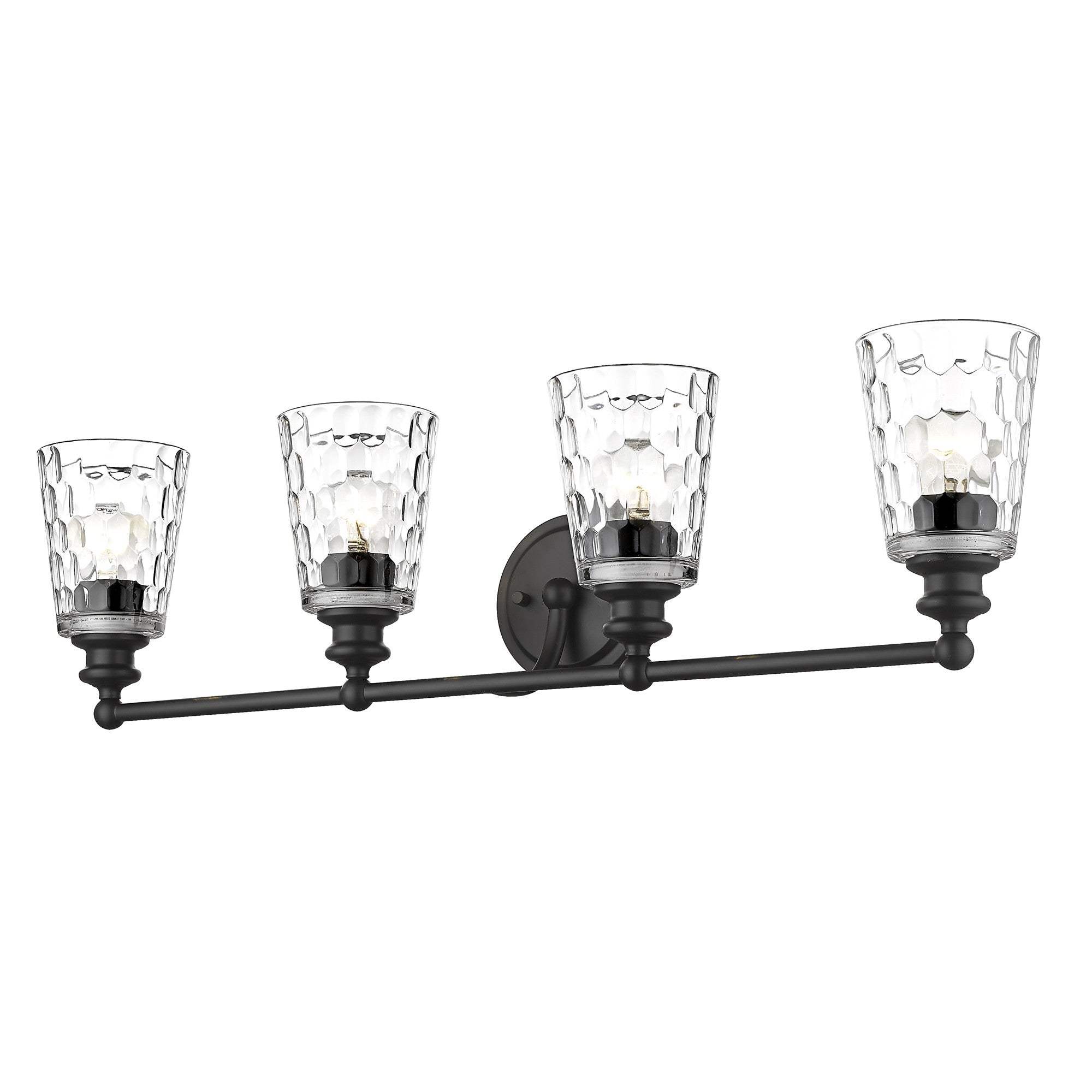 Mae 4-Light Matte Black Vanity - Image 2