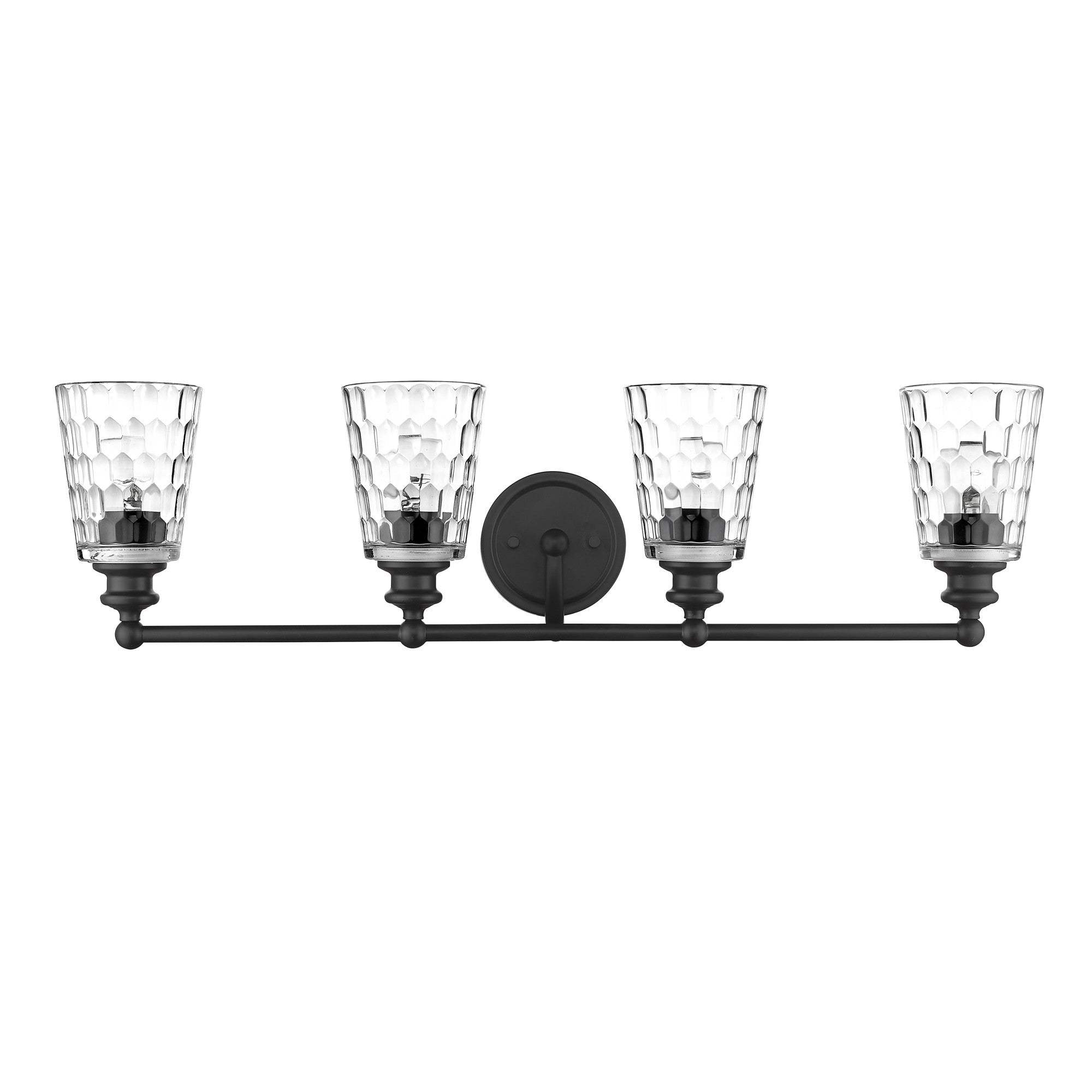 Mae 4-Light Matte Black Vanity - Image 4