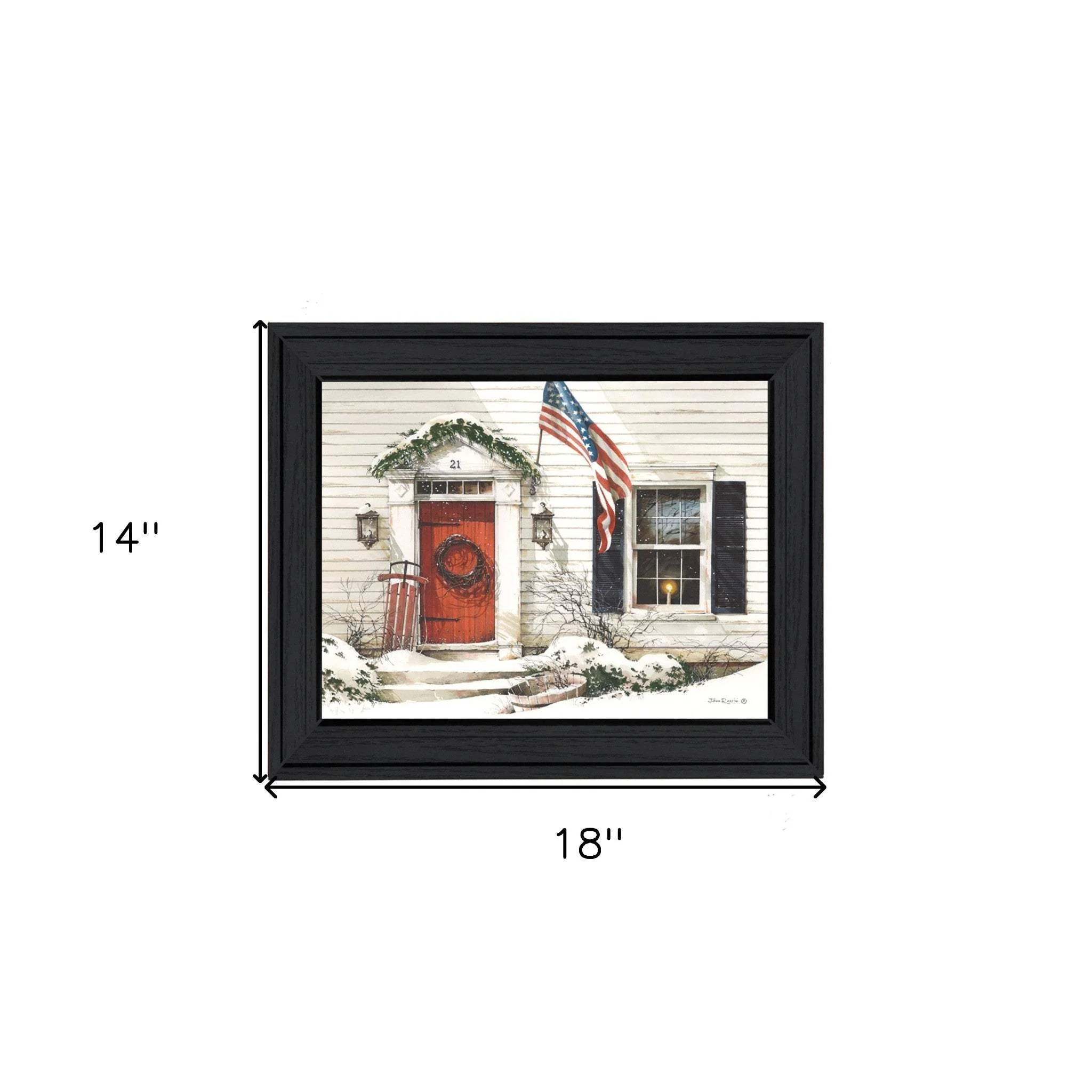 Main Street 2 Black Framed Print Wall Art - Image 5