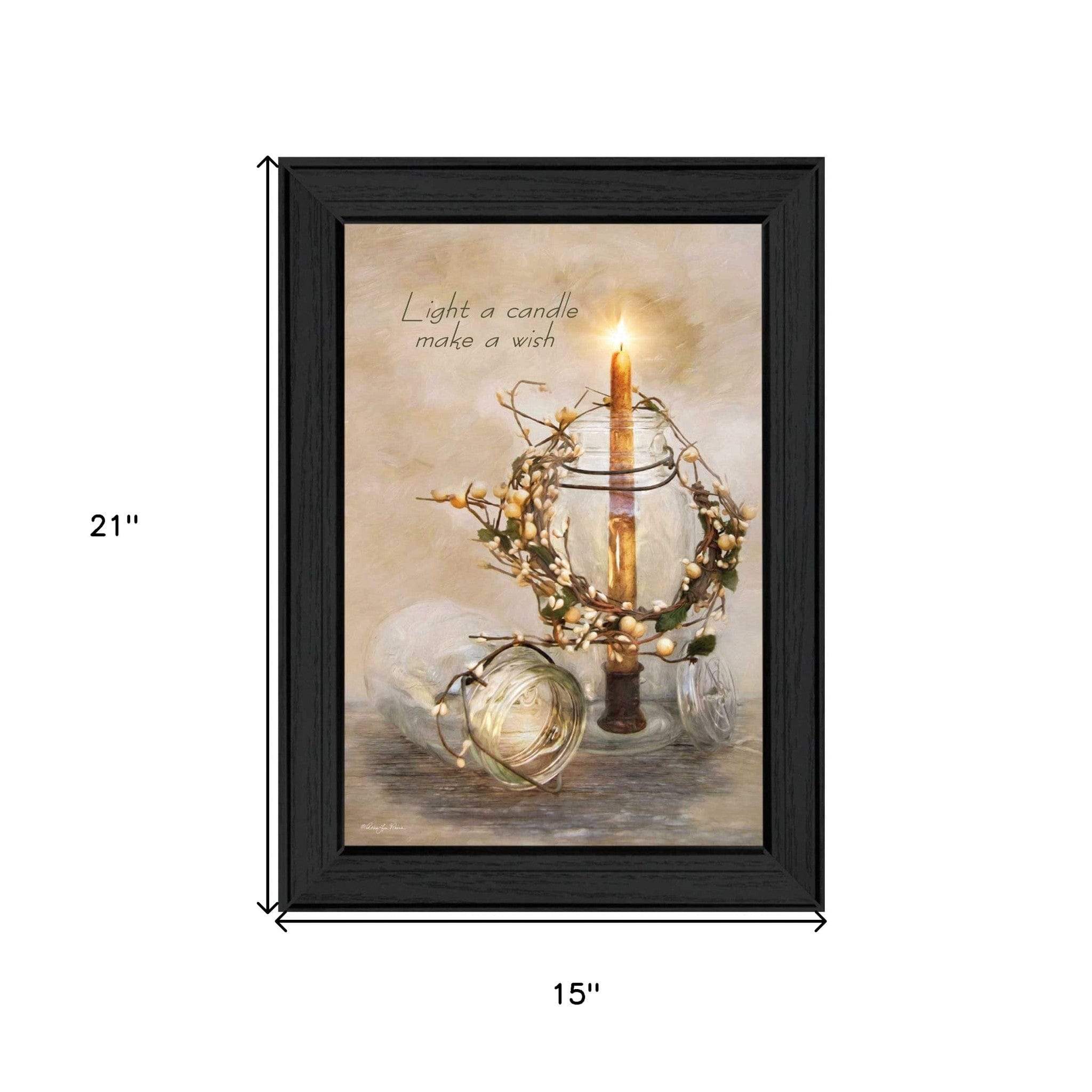 Make A Wish Black Framed Print Wall Art - Image 5