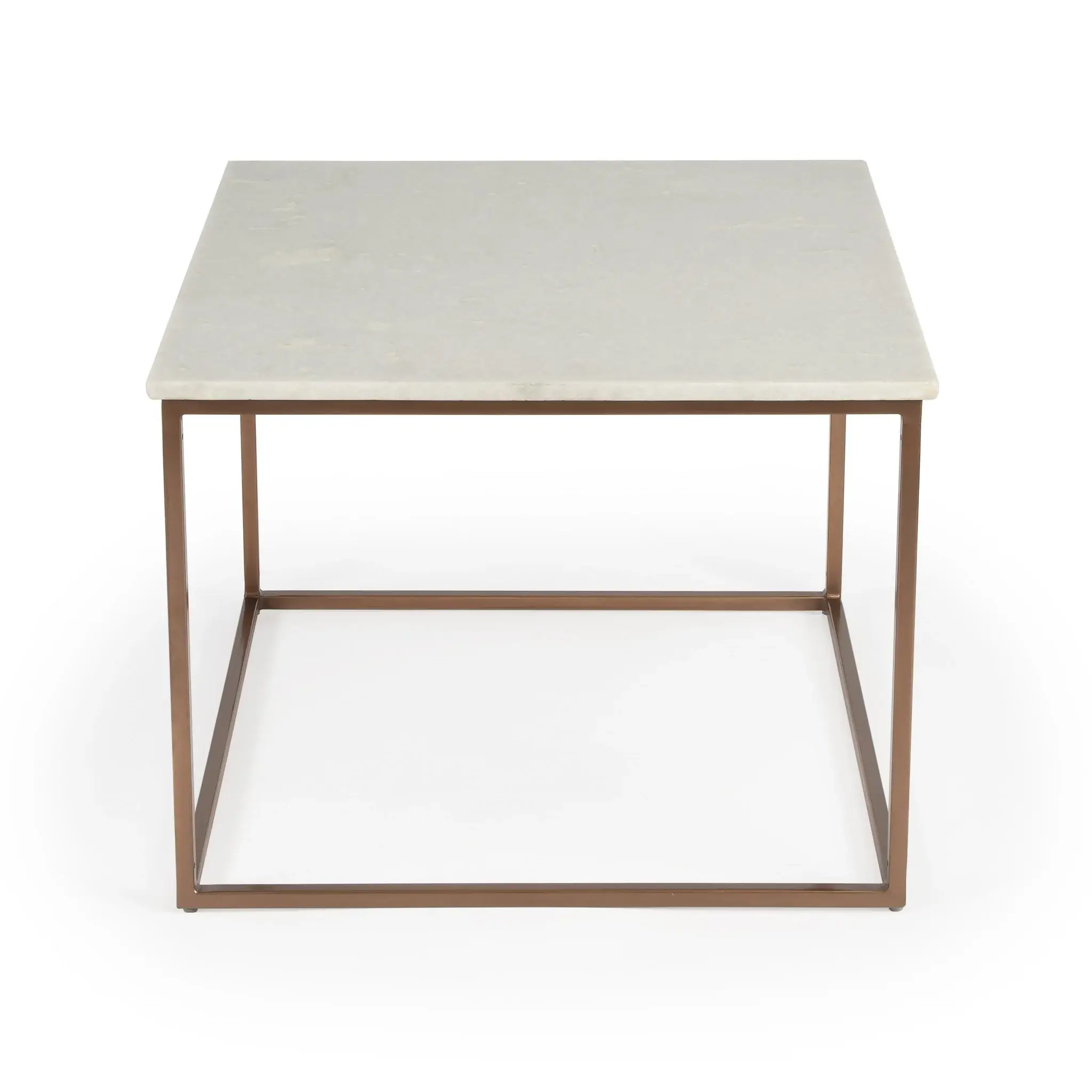 Marble And Metal Coffee Table - Image 4