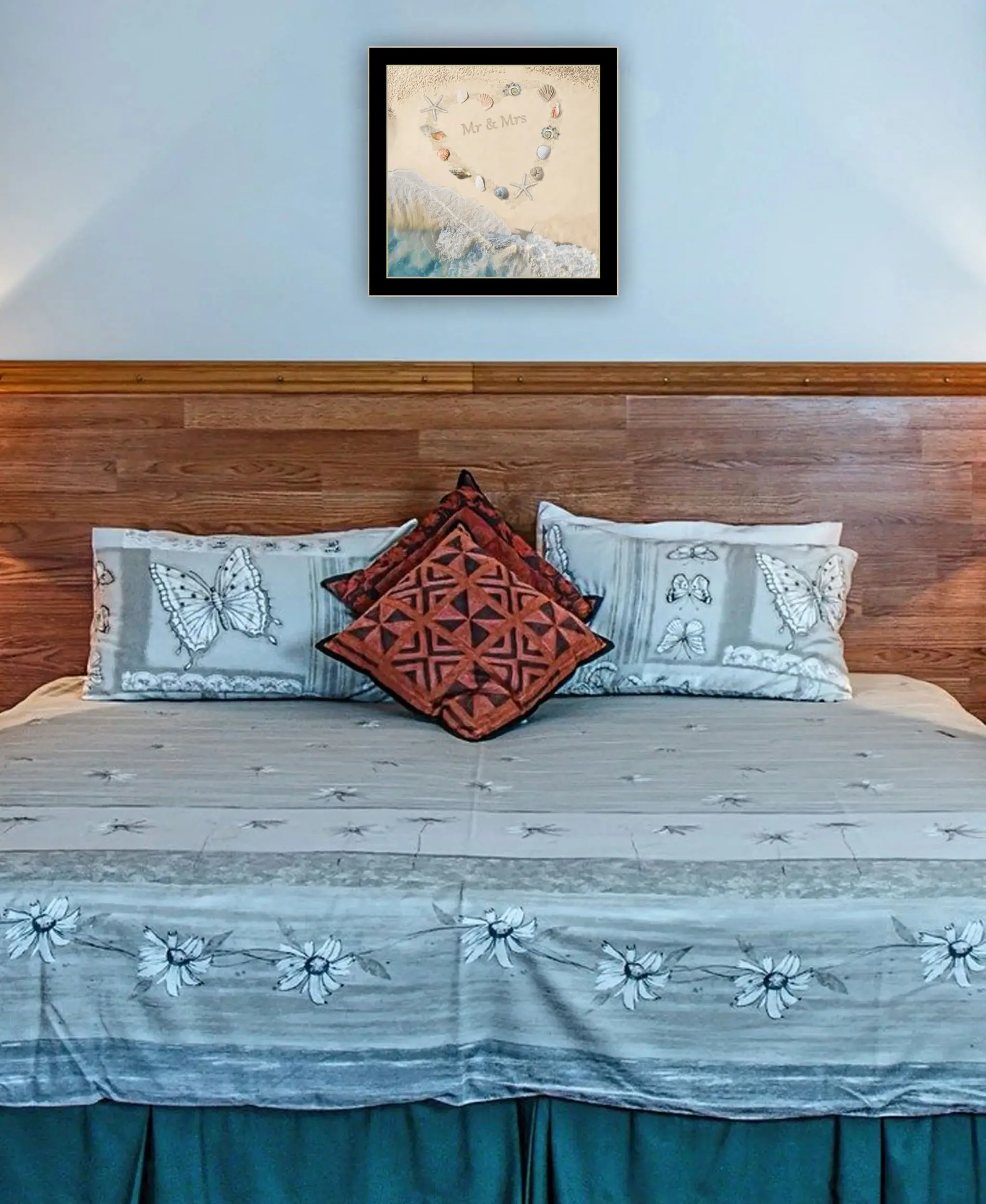 Marriage is a Beach 1 Black Framed Print Wall Art - Image 5