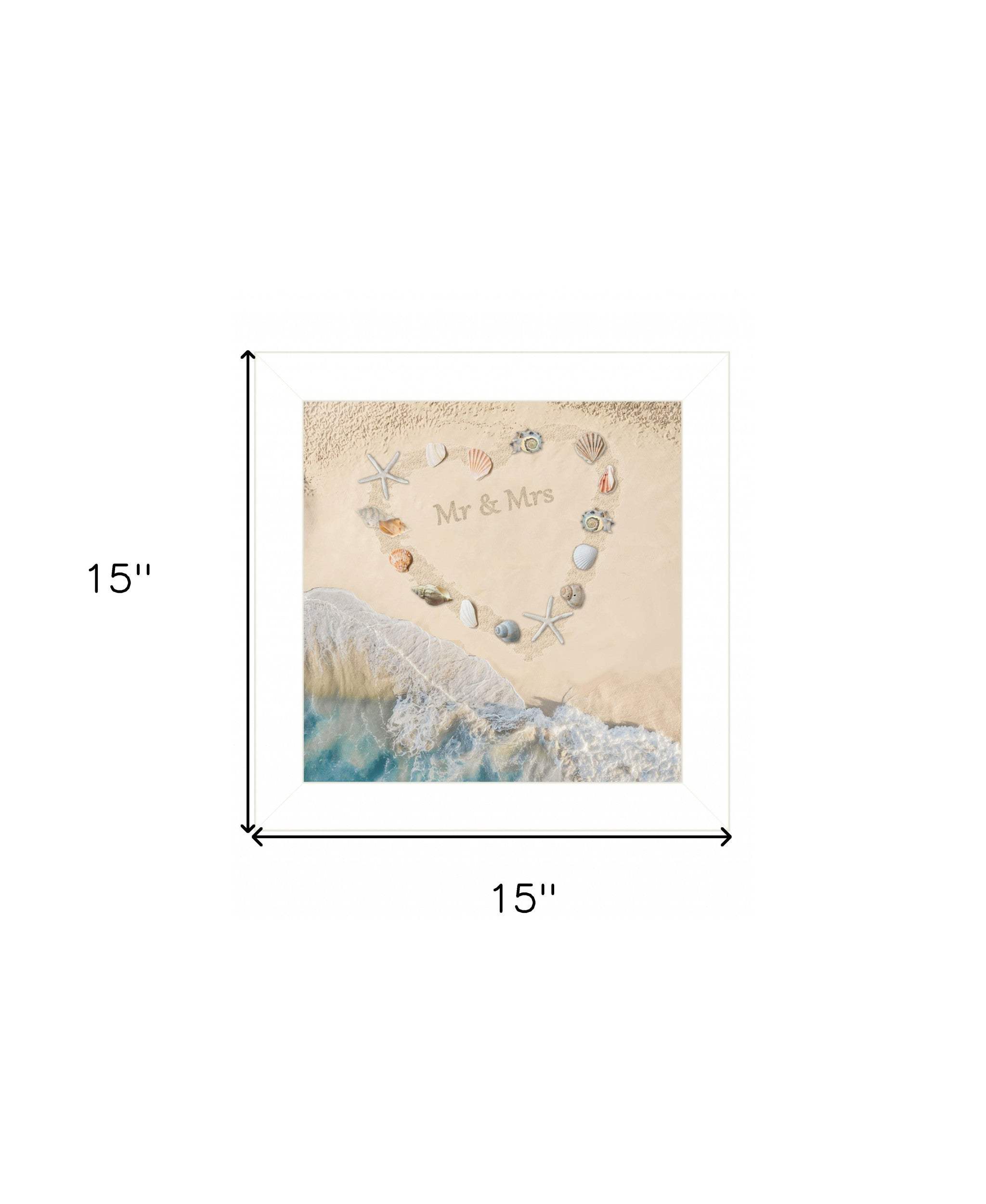 Marriage is a Beach 2 White Framed Print Wall Art - Image 6