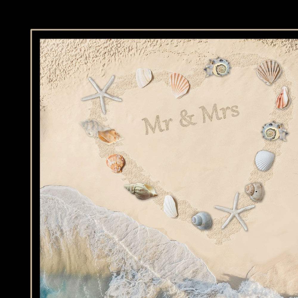 Marriage is a Beach 3 Black Framed Print Wall Art - Image 4
