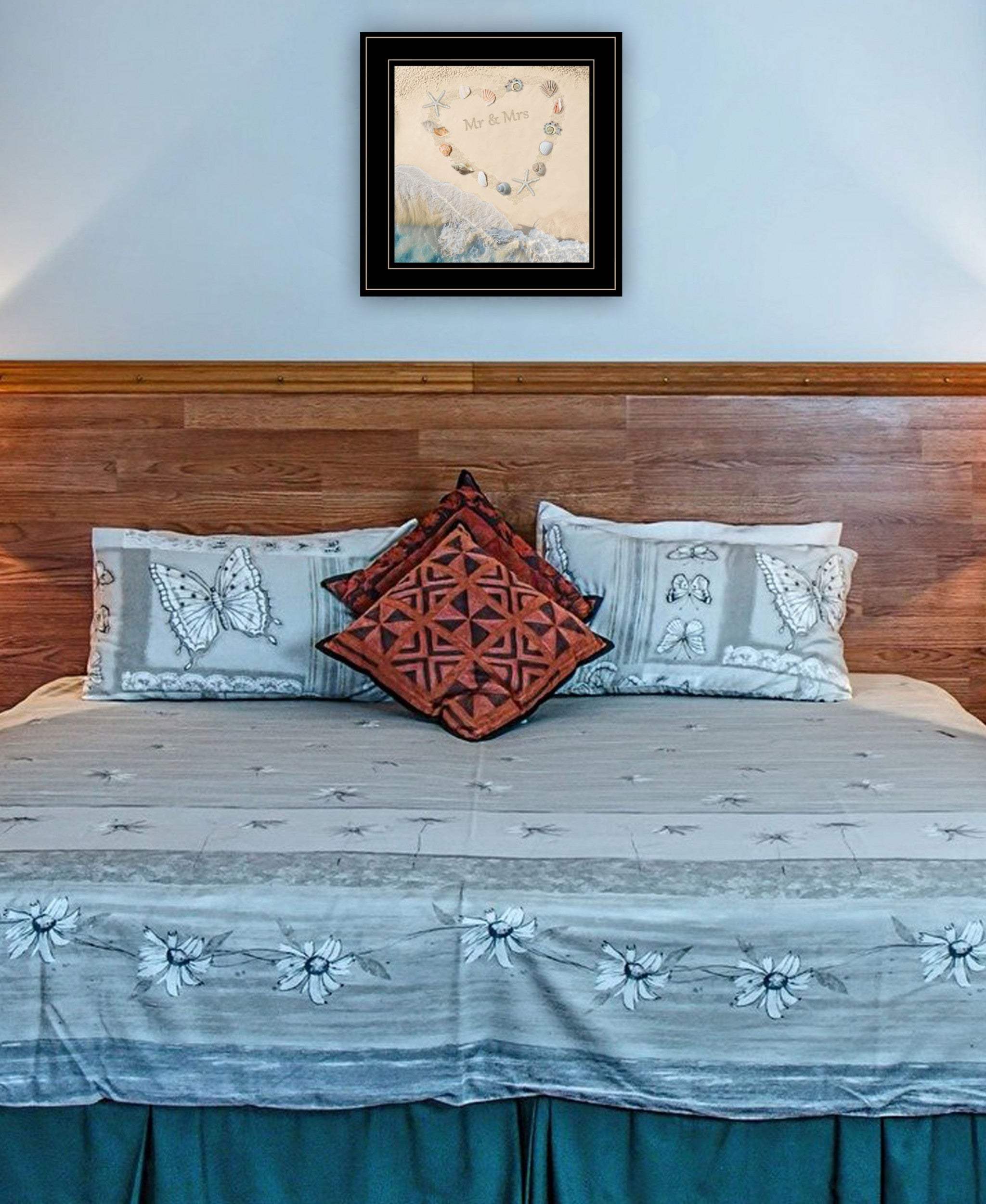 Marriage is a Beach 3 Black Framed Print Wall Art - Image 5