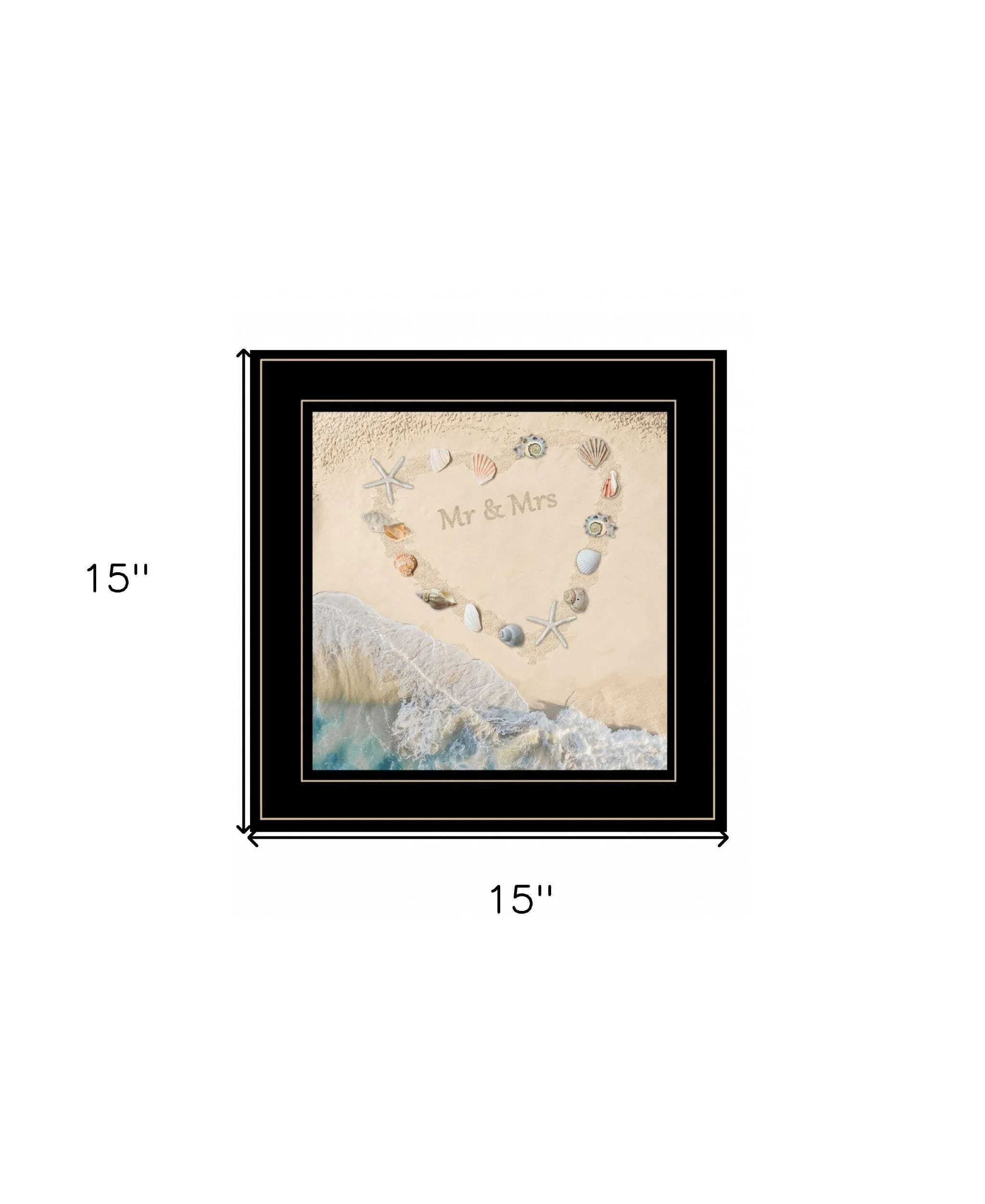 Marriage is a Beach 3 Black Framed Print Wall Art - Image 6