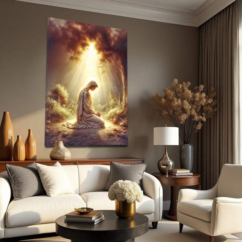 Mary Praying Faith Wall Art - Image 2