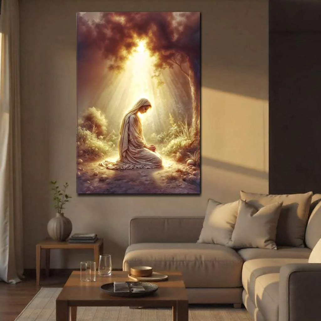 Mary Praying Faith Wall Art - Image 5