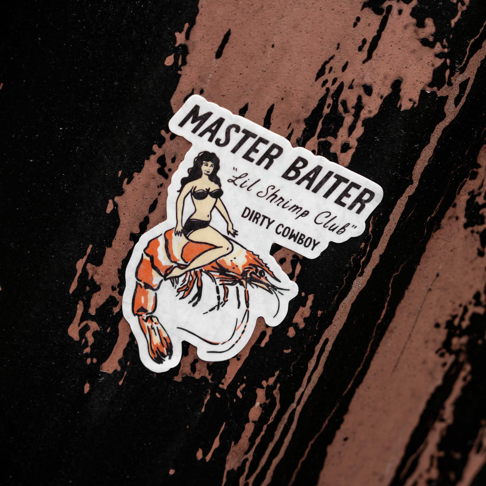Master Baiter 'Lil Shrimp Club Decal Sticker - Image 3