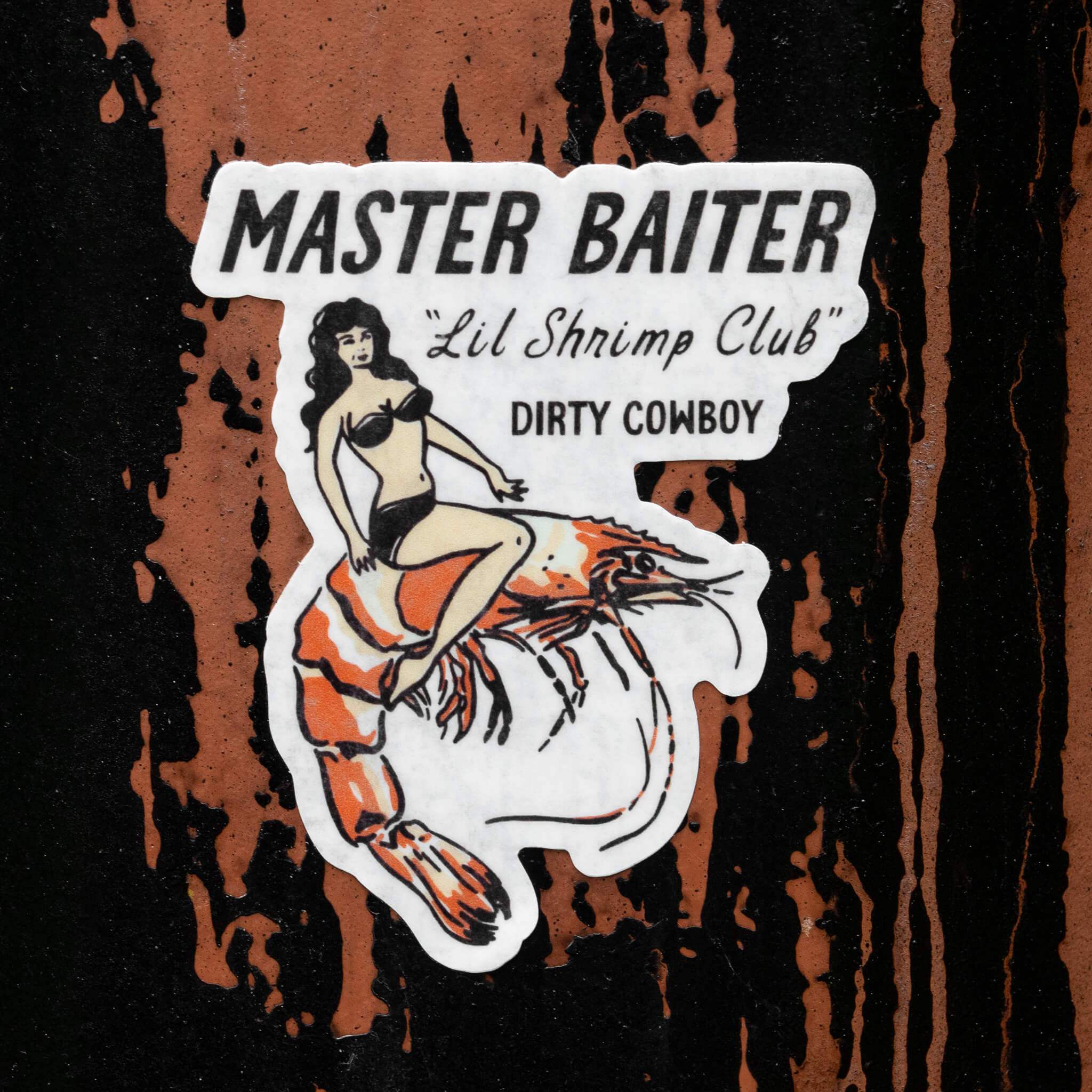 Master Baiter 'Lil Shrimp Club Decal Sticker - Image 4
