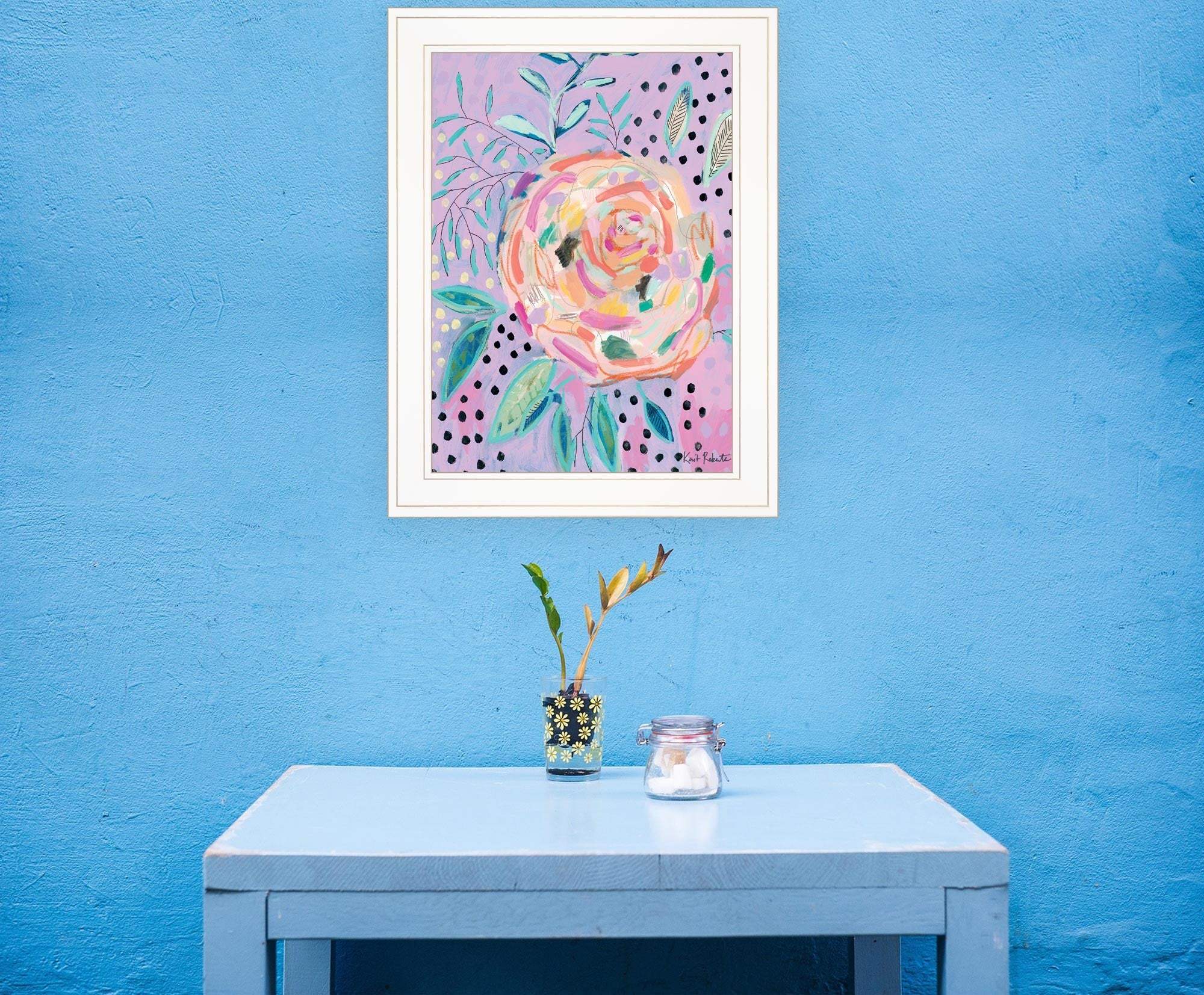 Master the Chaos 1 White Framed Print Wall Art - Image 4