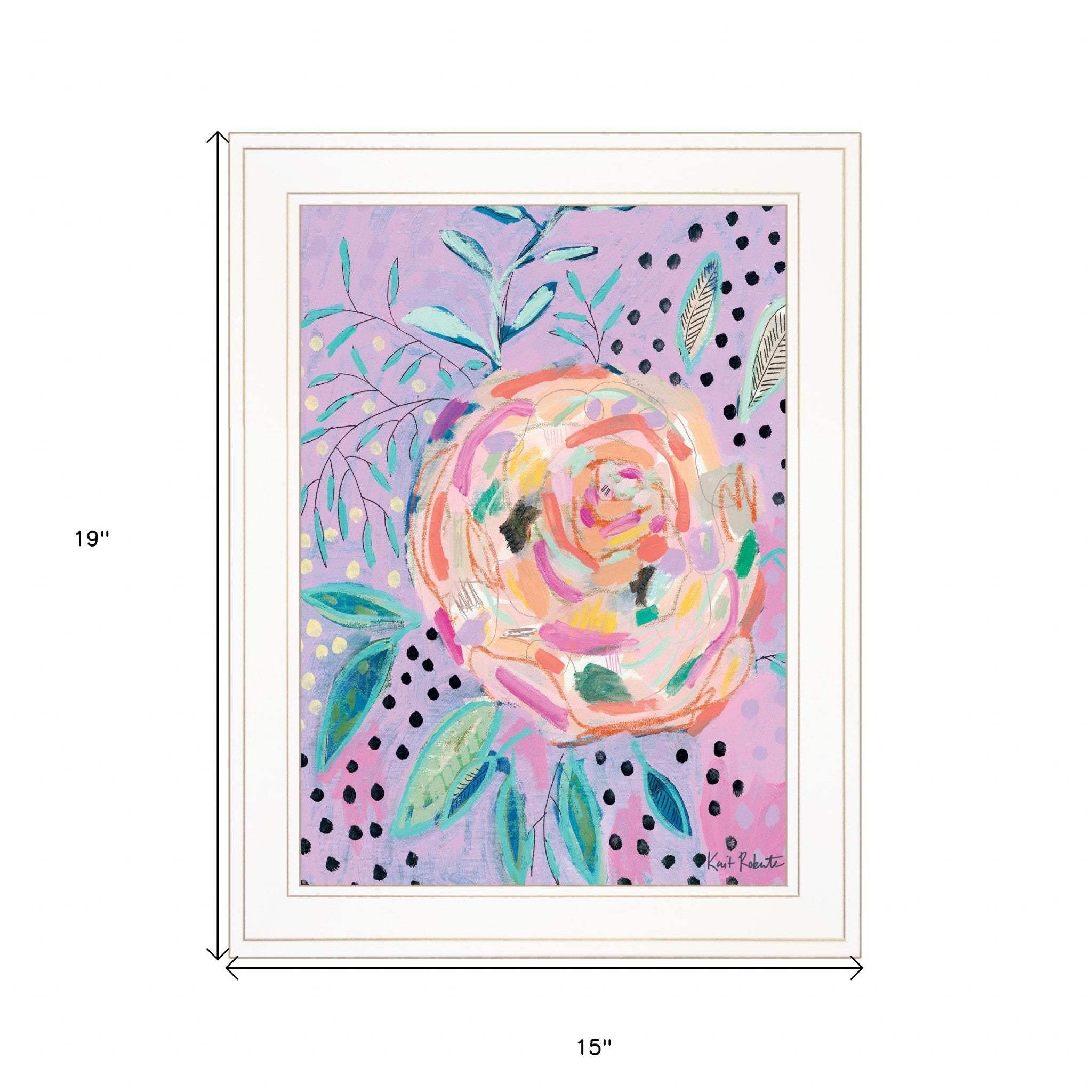 Master the Chaos 1 White Framed Print Wall Art - Image 5
