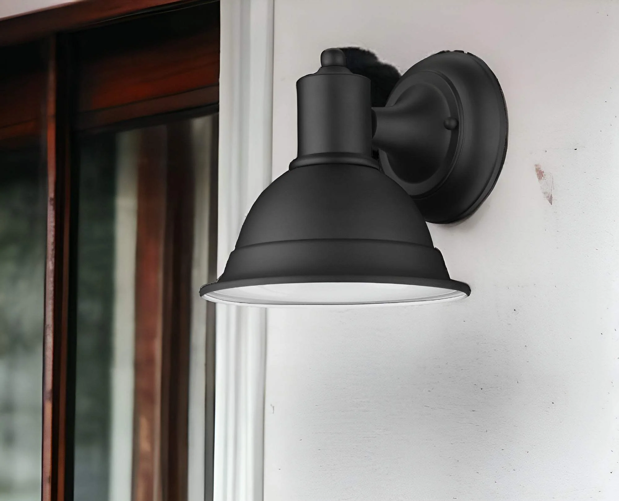 Matte Black Aluminum Wall Sconce - Image 2
