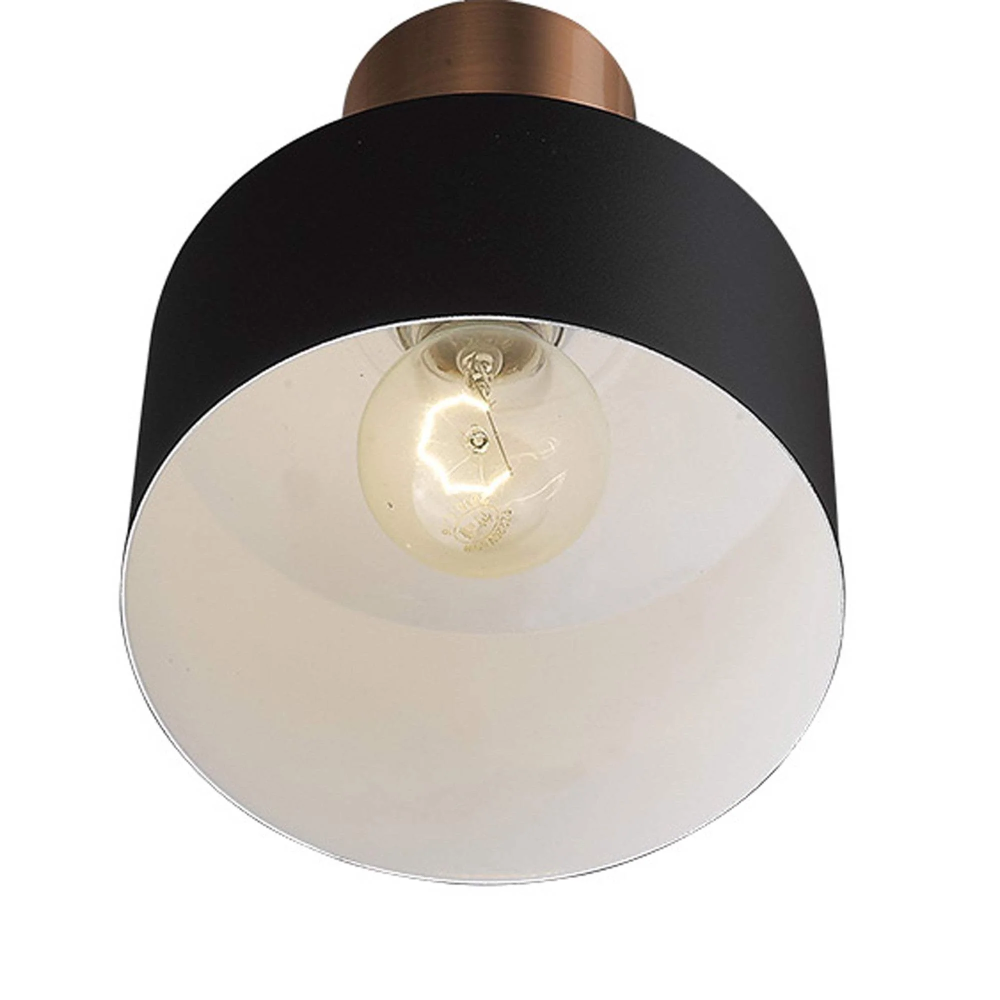 Matte Black and Rose Gold Pendant Hanging Light - Image 5