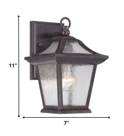 Matte Black Birdhouse Shape Outdoor Wall Light - Image 6