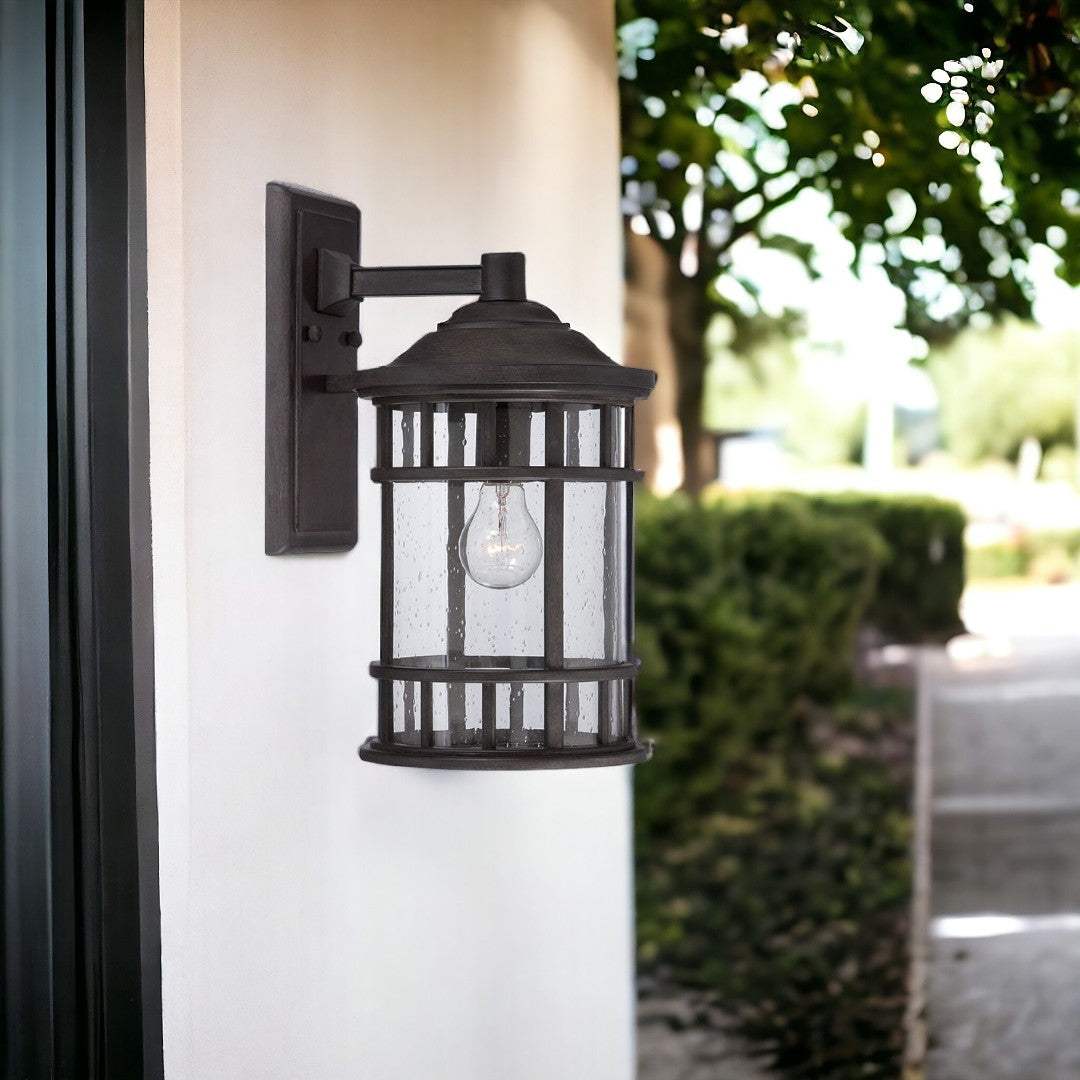Matte Black Canister Wall Light - Image 2